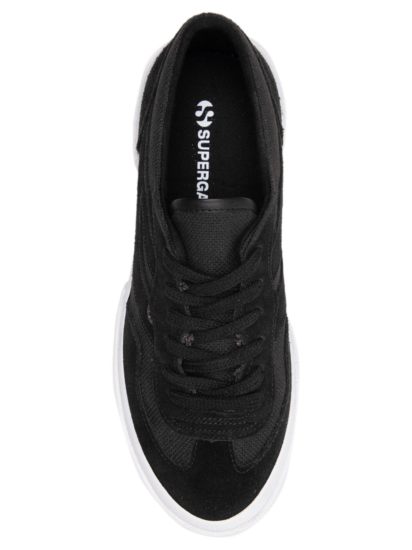 Tênis Unissex 2750 Revolley Suede Canvas Preto Superga