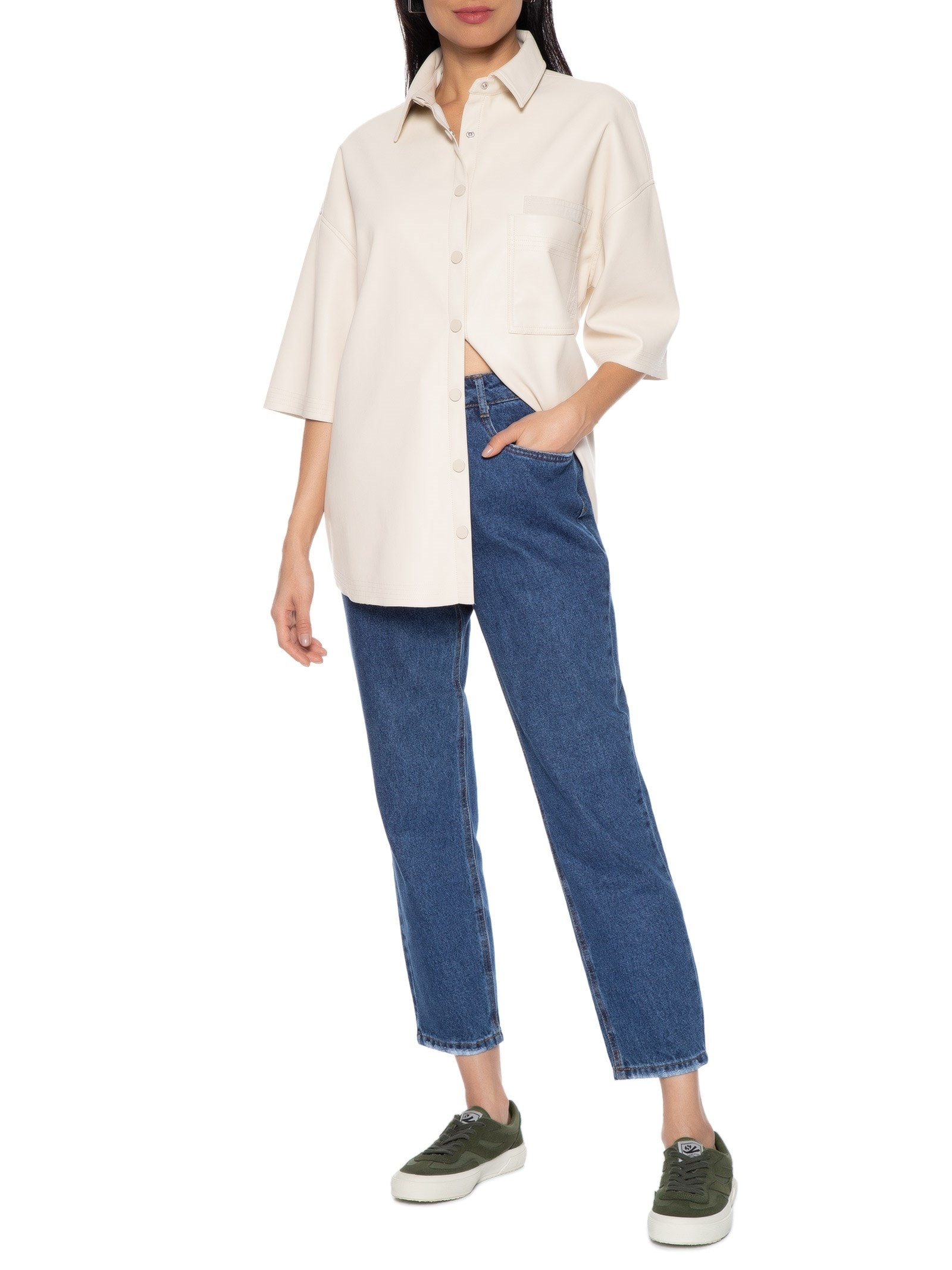 Tênis Unissex 2750 Revolley Suede Canvas Verde Superga