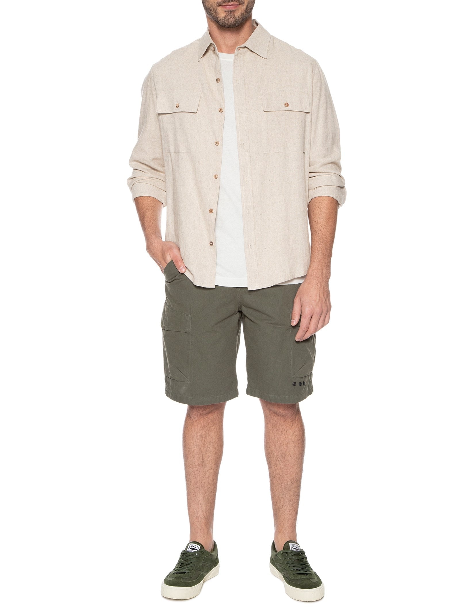 Tênis Unissex 2750 Revolley Suede Canvas Verde Superga