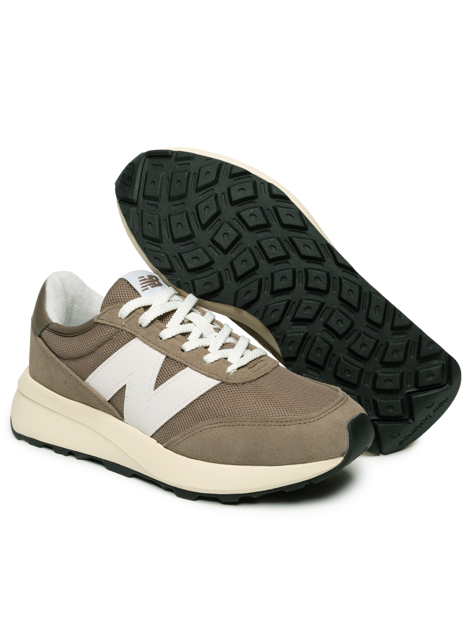 Tênis Unissex 370V1 Sea Salt Marrom New Balance