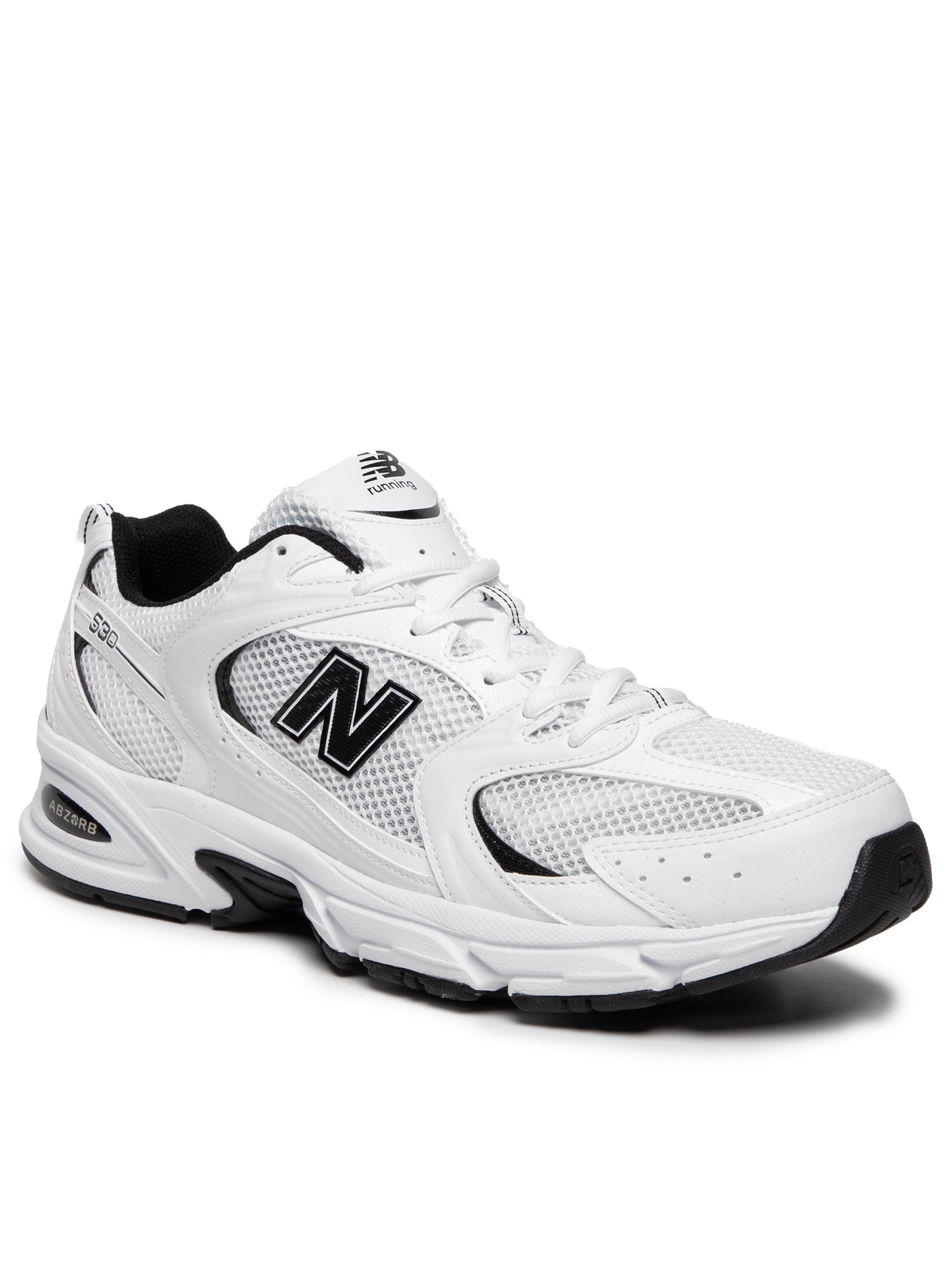 Tênis Unissex 530 – Branco e Preto New Balance