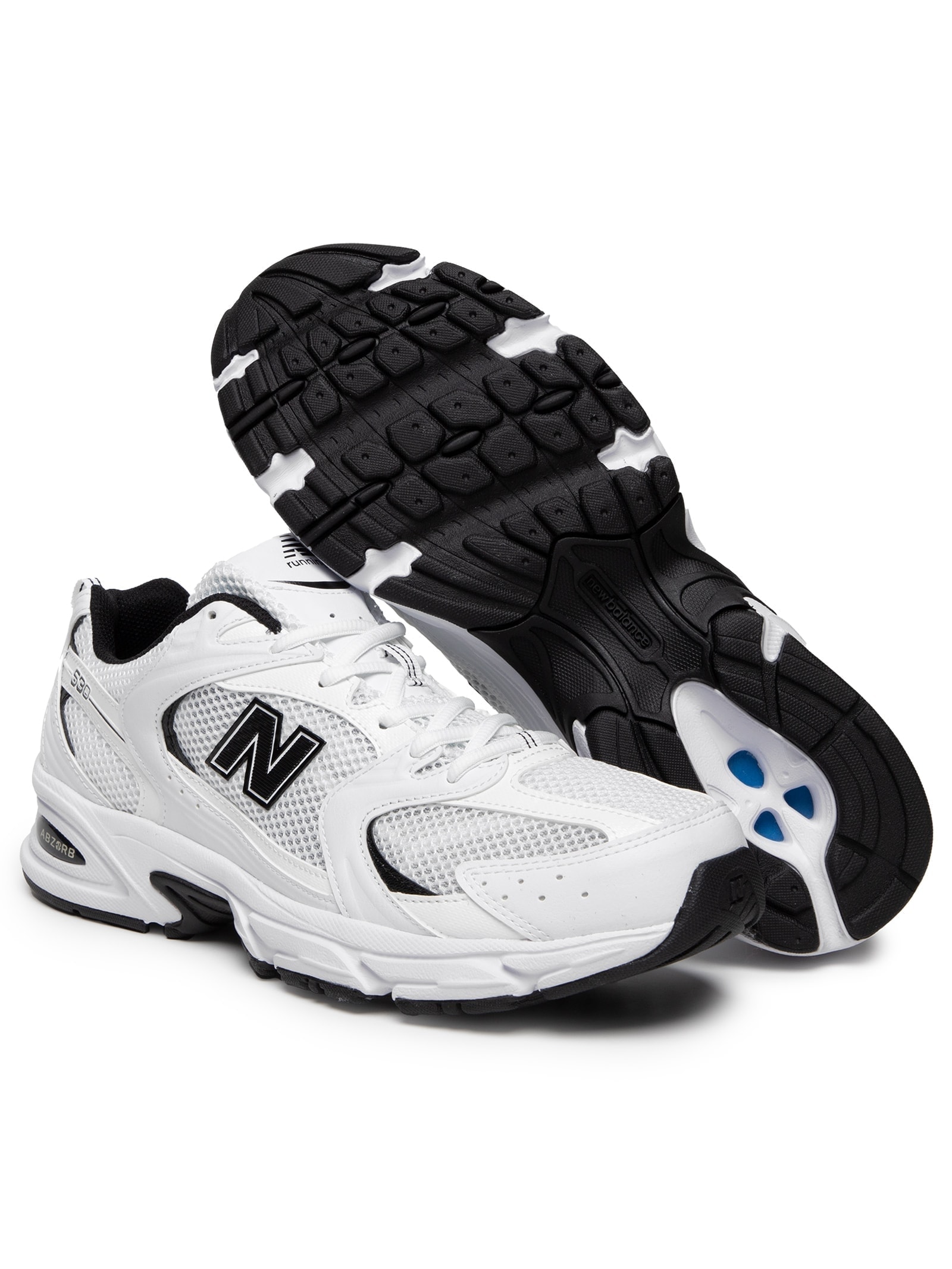 Tênis Unissex 530 – Branco e Preto New Balance