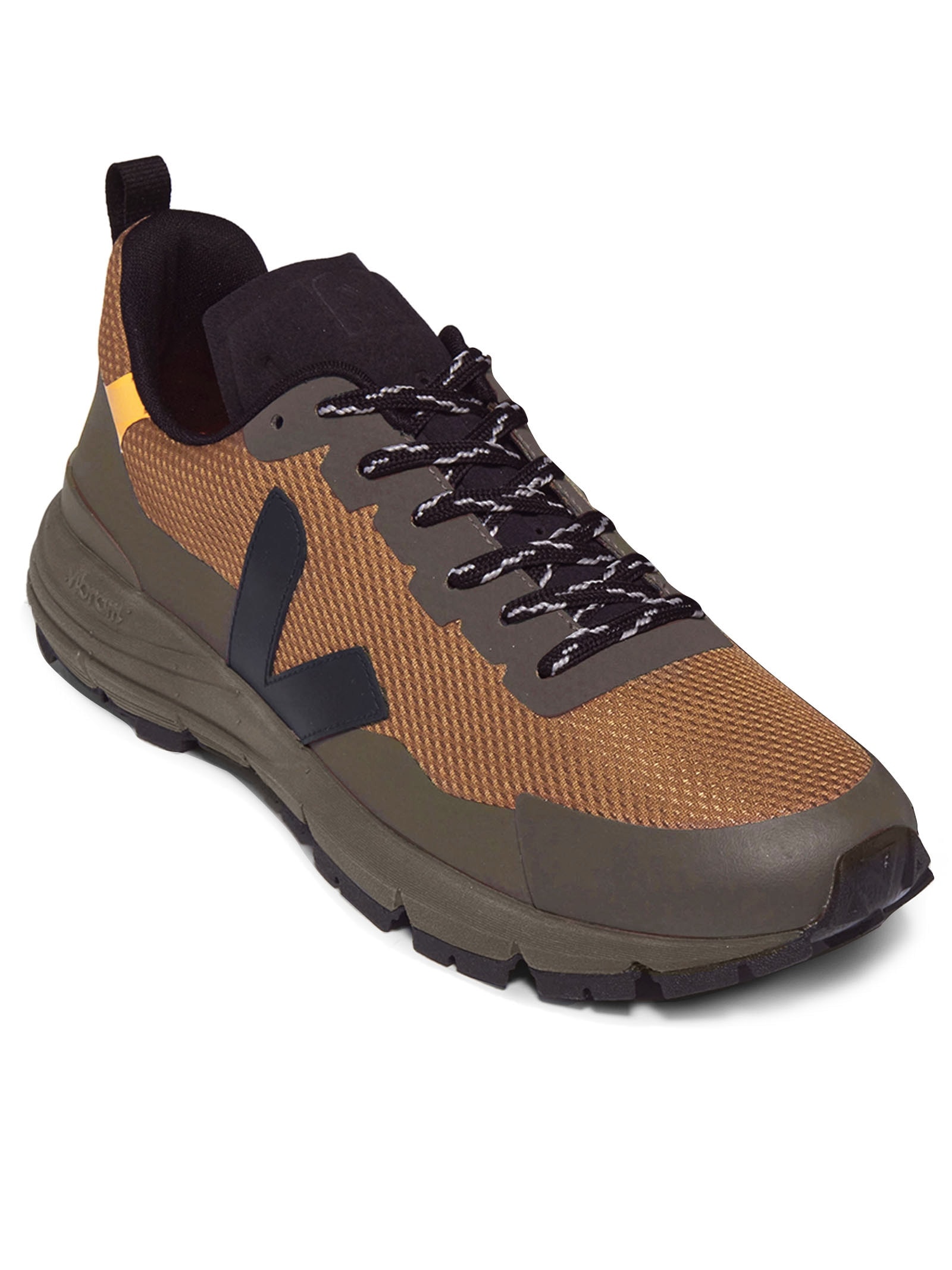 Veja - Tênis Unissex Alveomesh Tent Black Ouro - Marrom