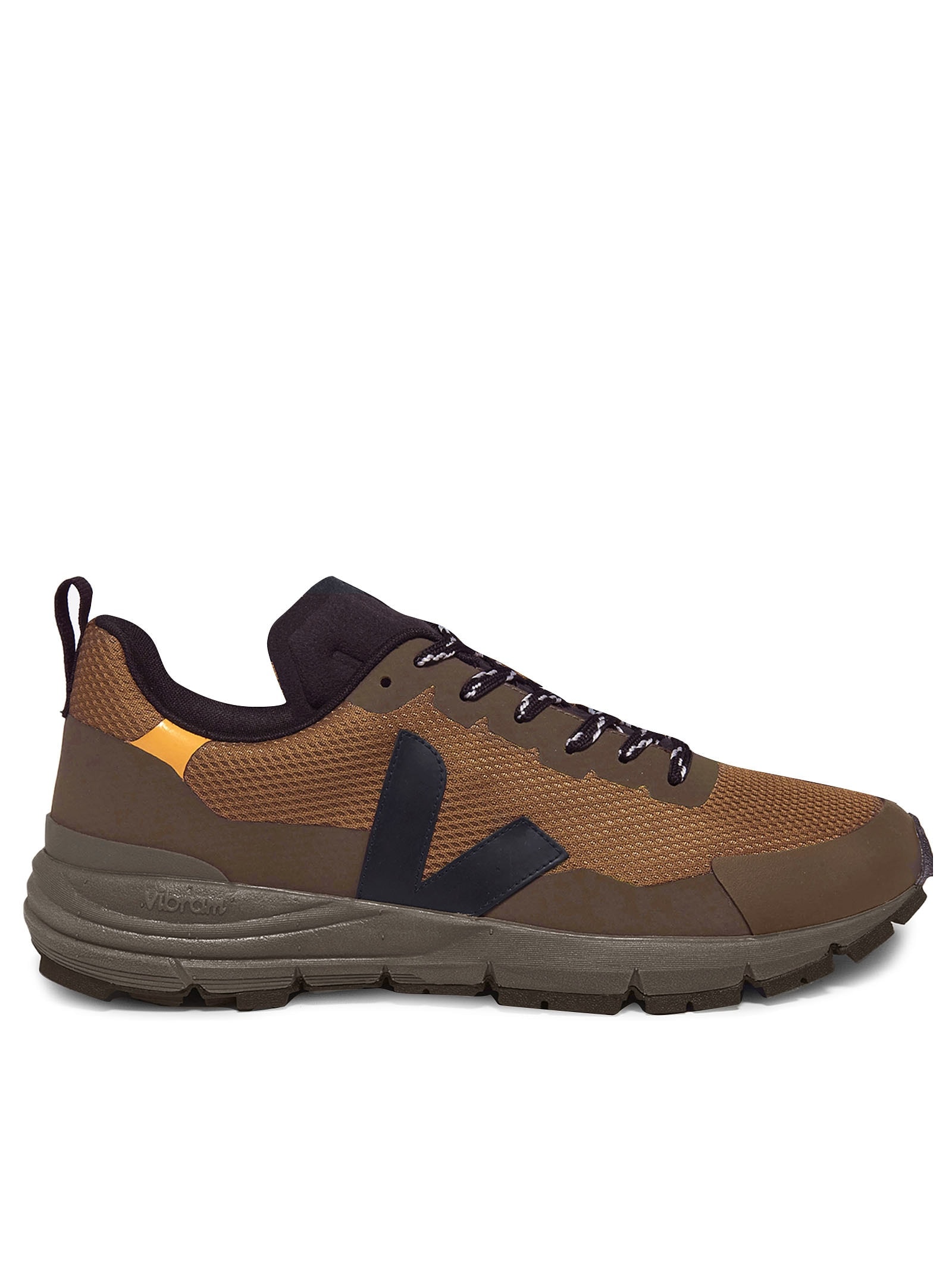 Veja - Tênis Unissex Alveomesh Tent Black Ouro - Marrom