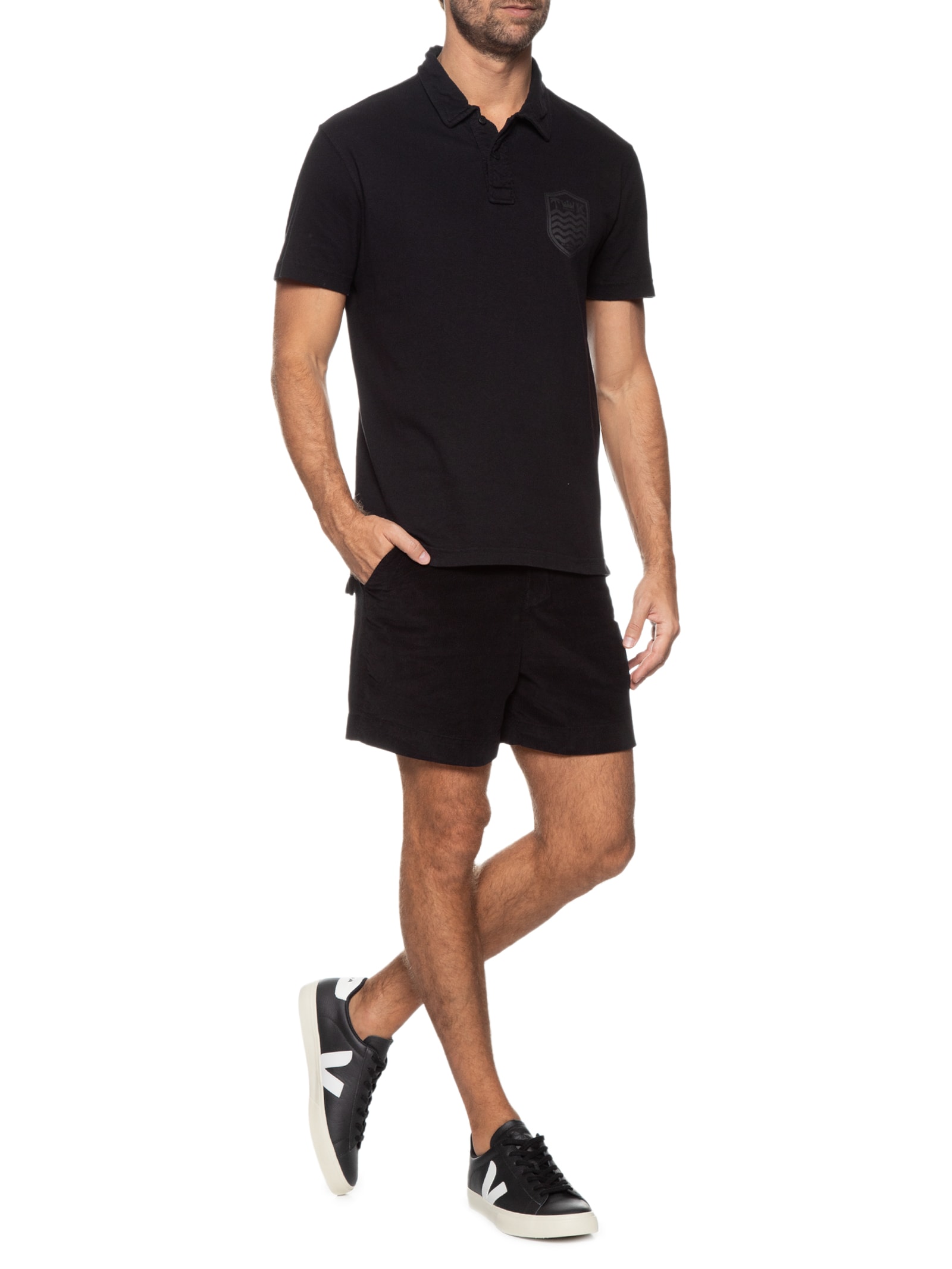 Tênis Unissex Campo Chfree Leather Preto Veja