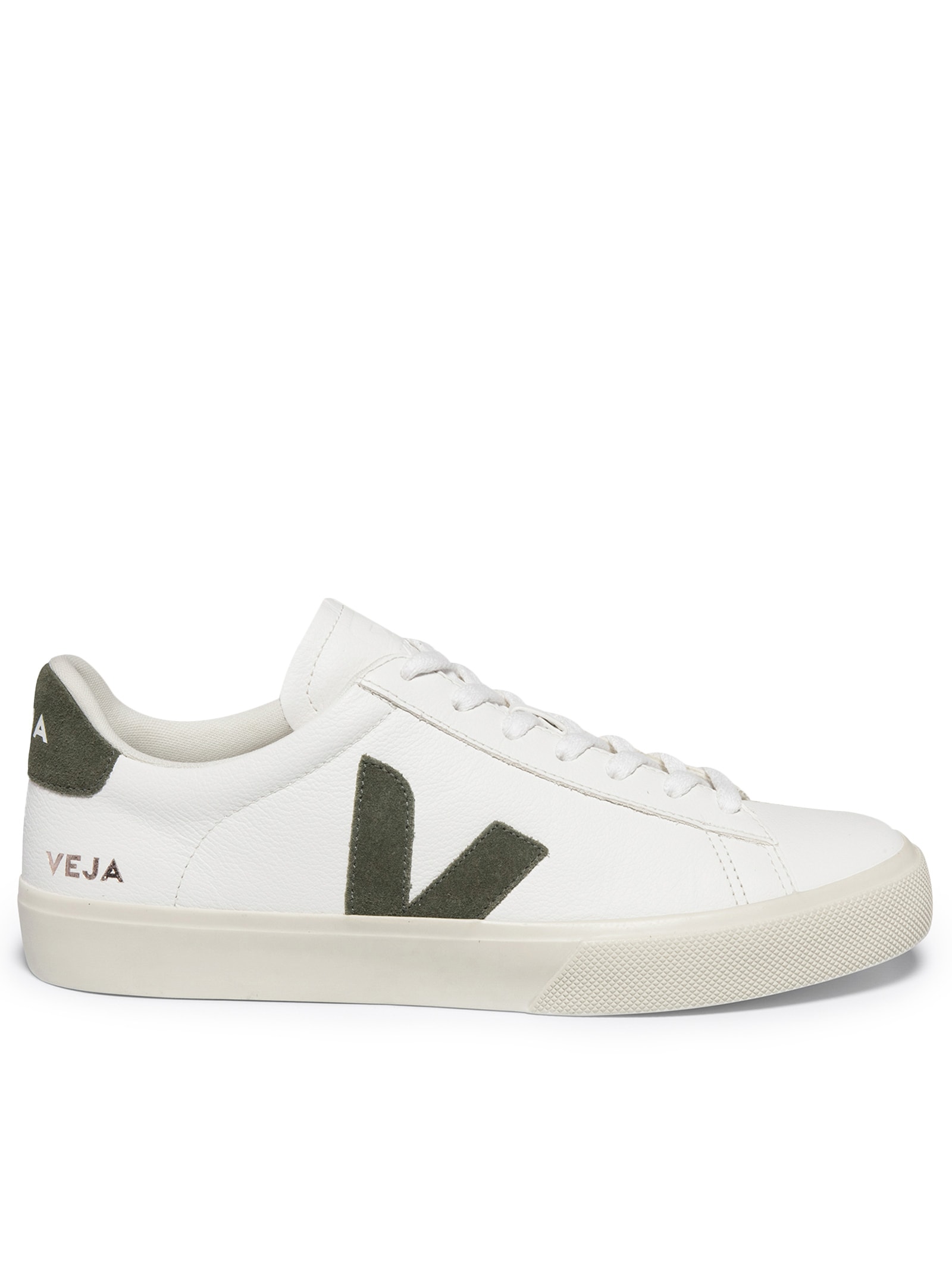 Tênis Unissex Campo ChromeFree Extra White Kaki Branco Veja