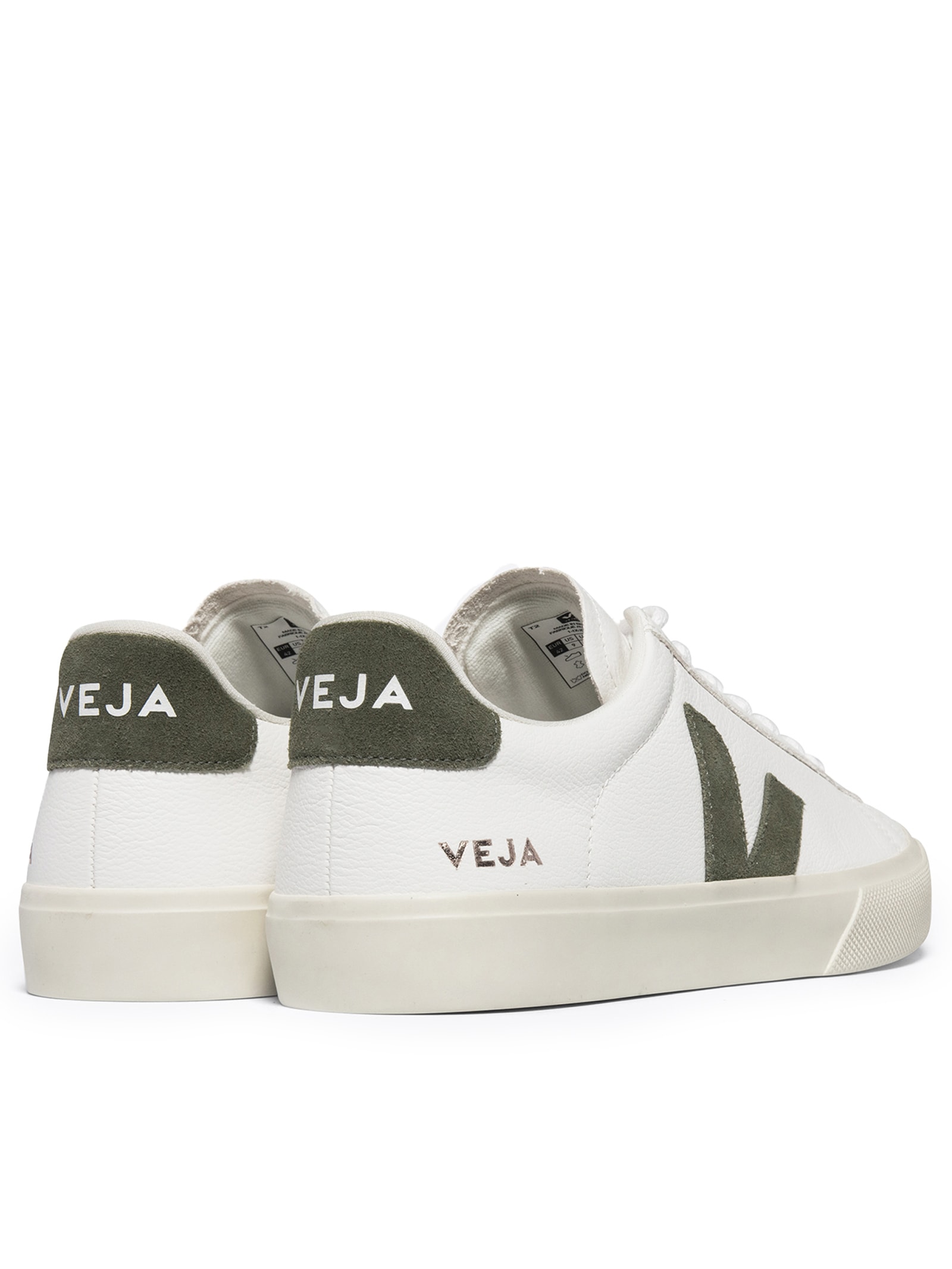 Tênis Unissex Campo ChromeFree Extra White Kaki Branco Veja