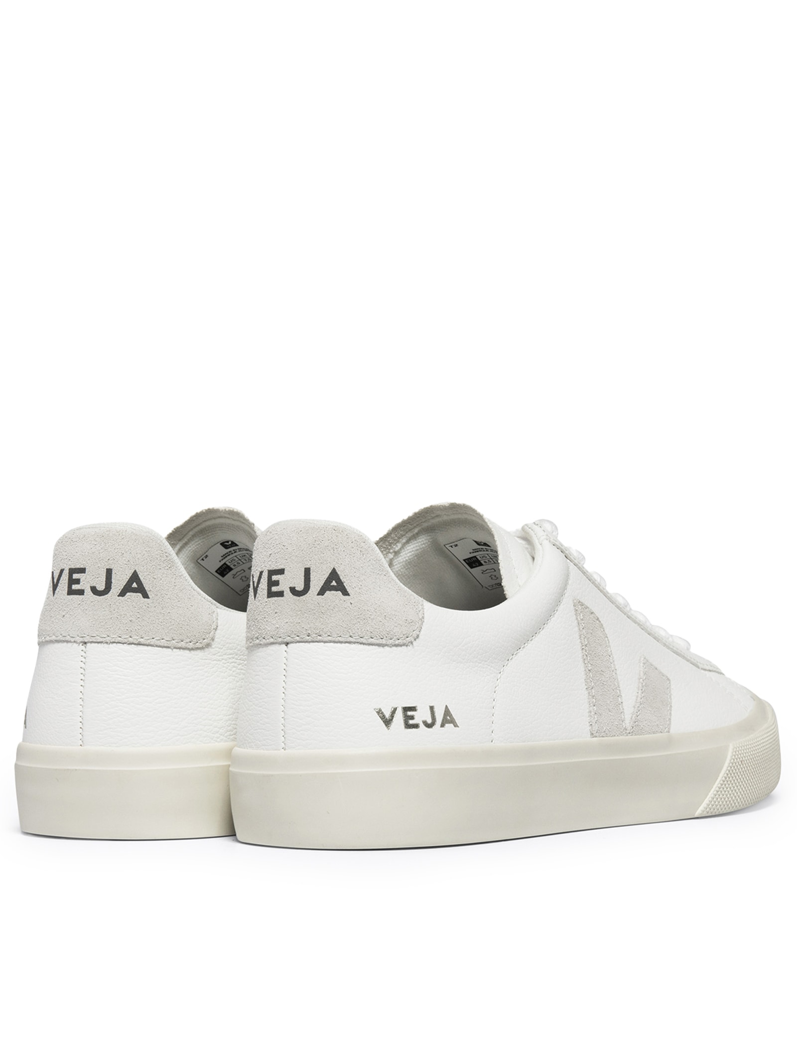 ナノバーム Tênis Veja Campo Chromefree Branco Natural - Menina Shoes