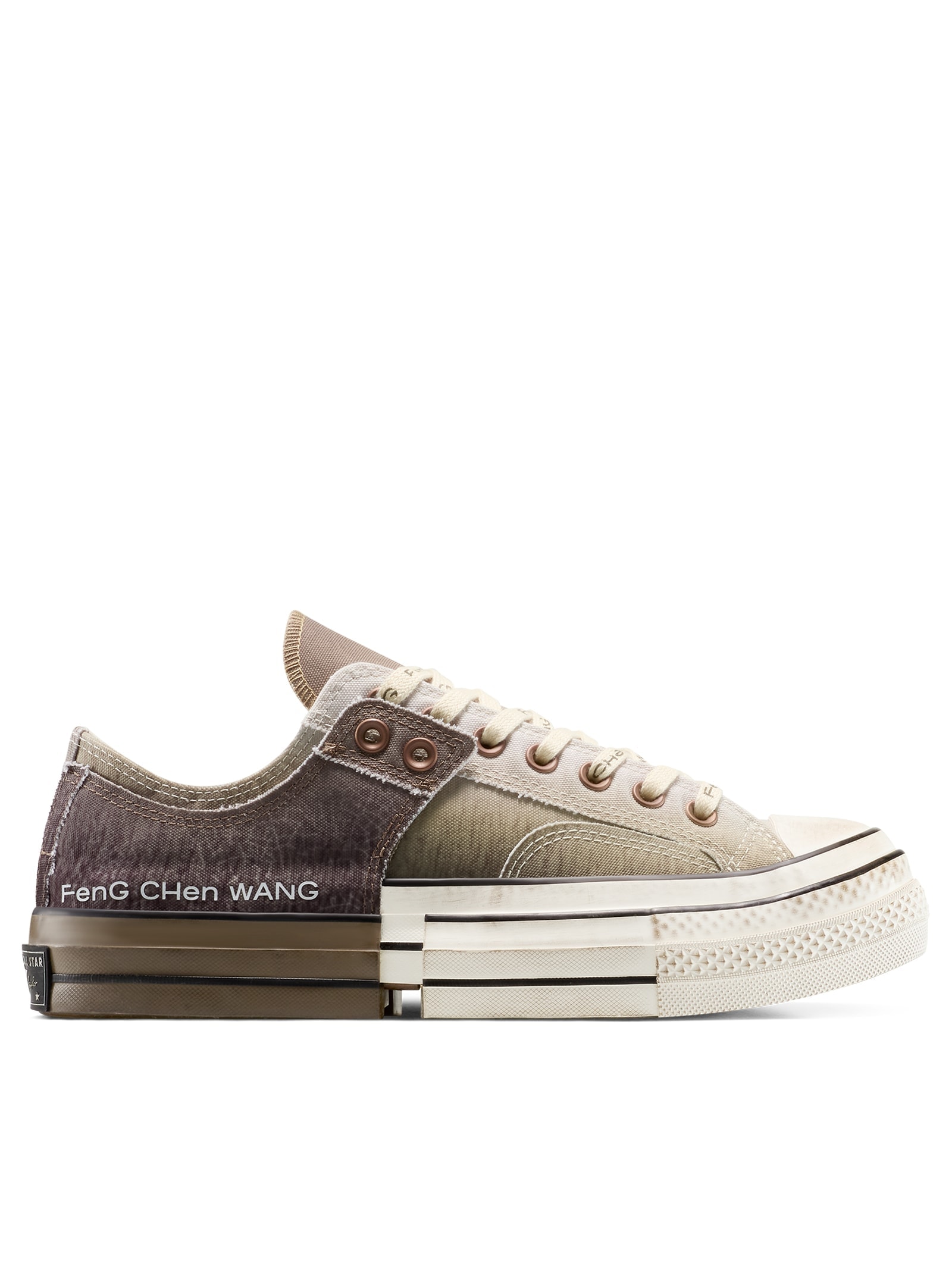 Converse + Feng Chen Wang - Tênis Unissex Chuck 70 - Marrom