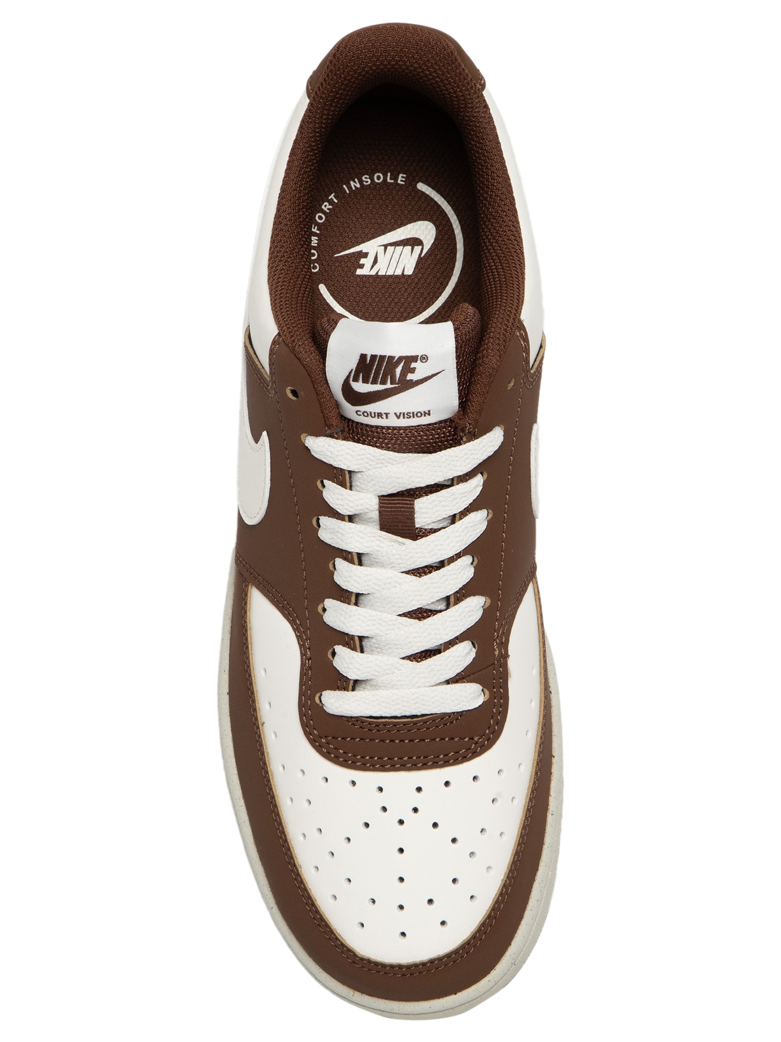 Tênis Unissex Court Vision Low Marrom Nike