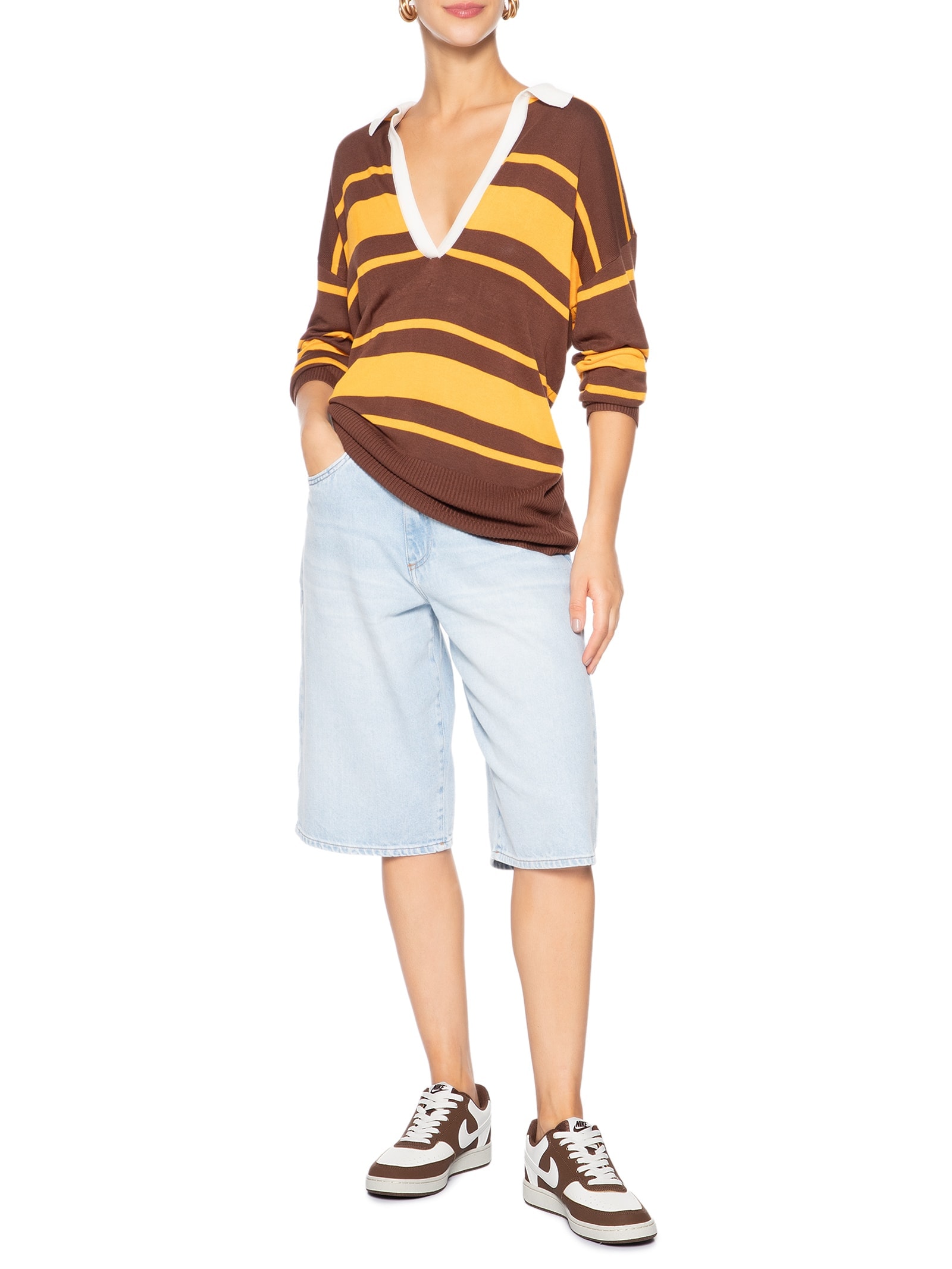 Tênis Unissex Court Vision Low Marrom Nike