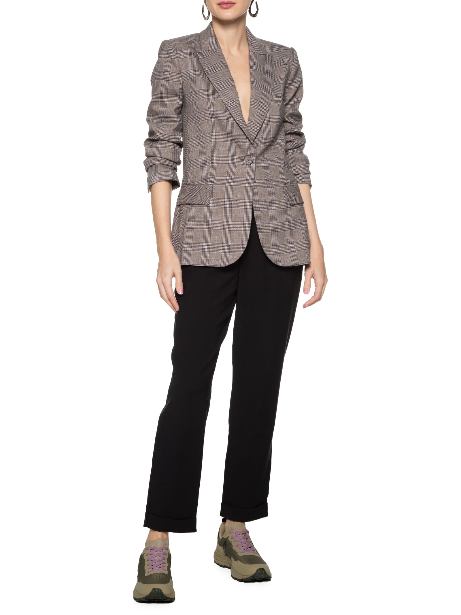 Tênis Unissex Dekkan Ripstop Kaki Black Bege Veja