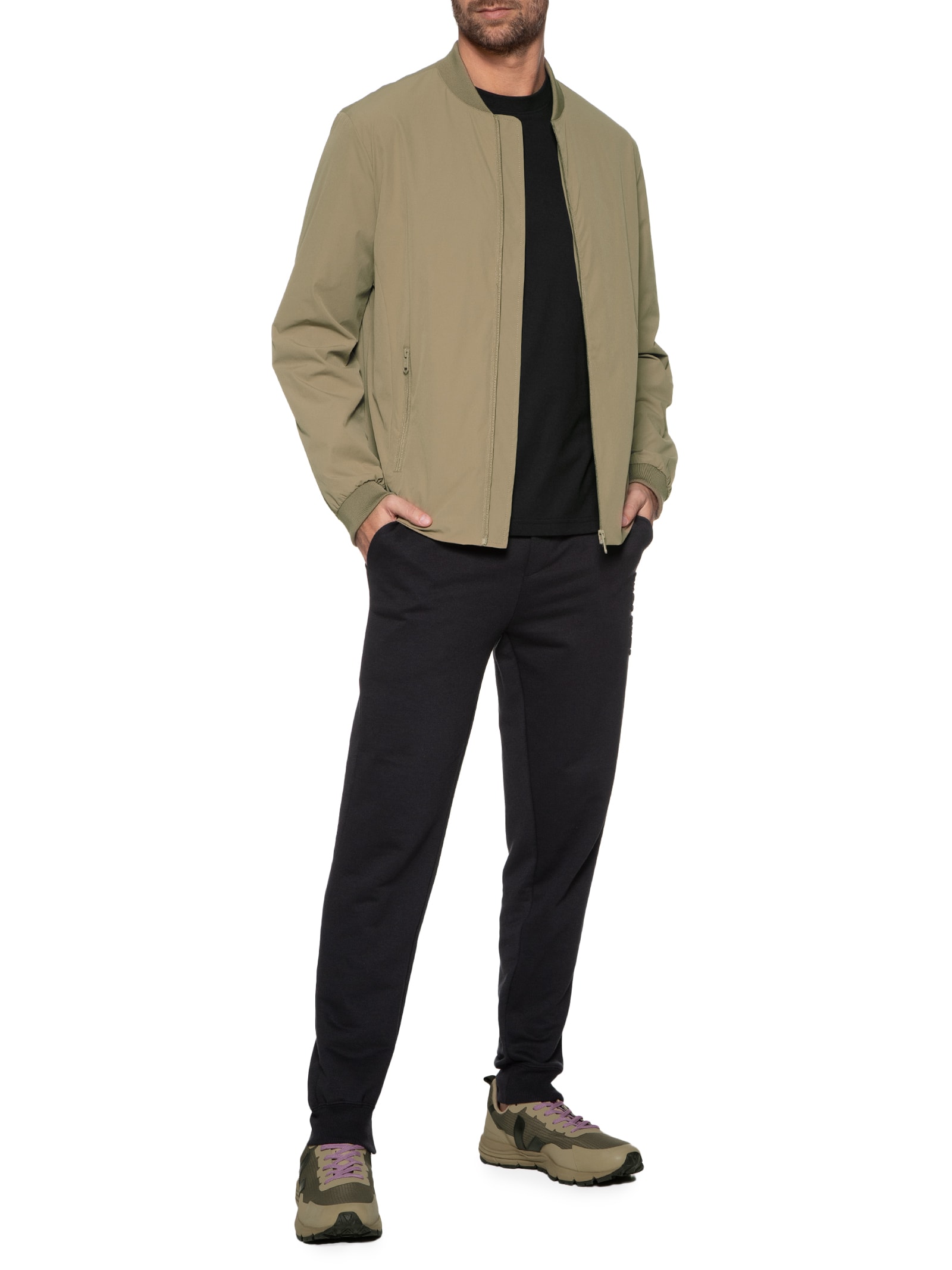 Tênis Unissex Dekkan Ripstop Kaki Black Bege Veja