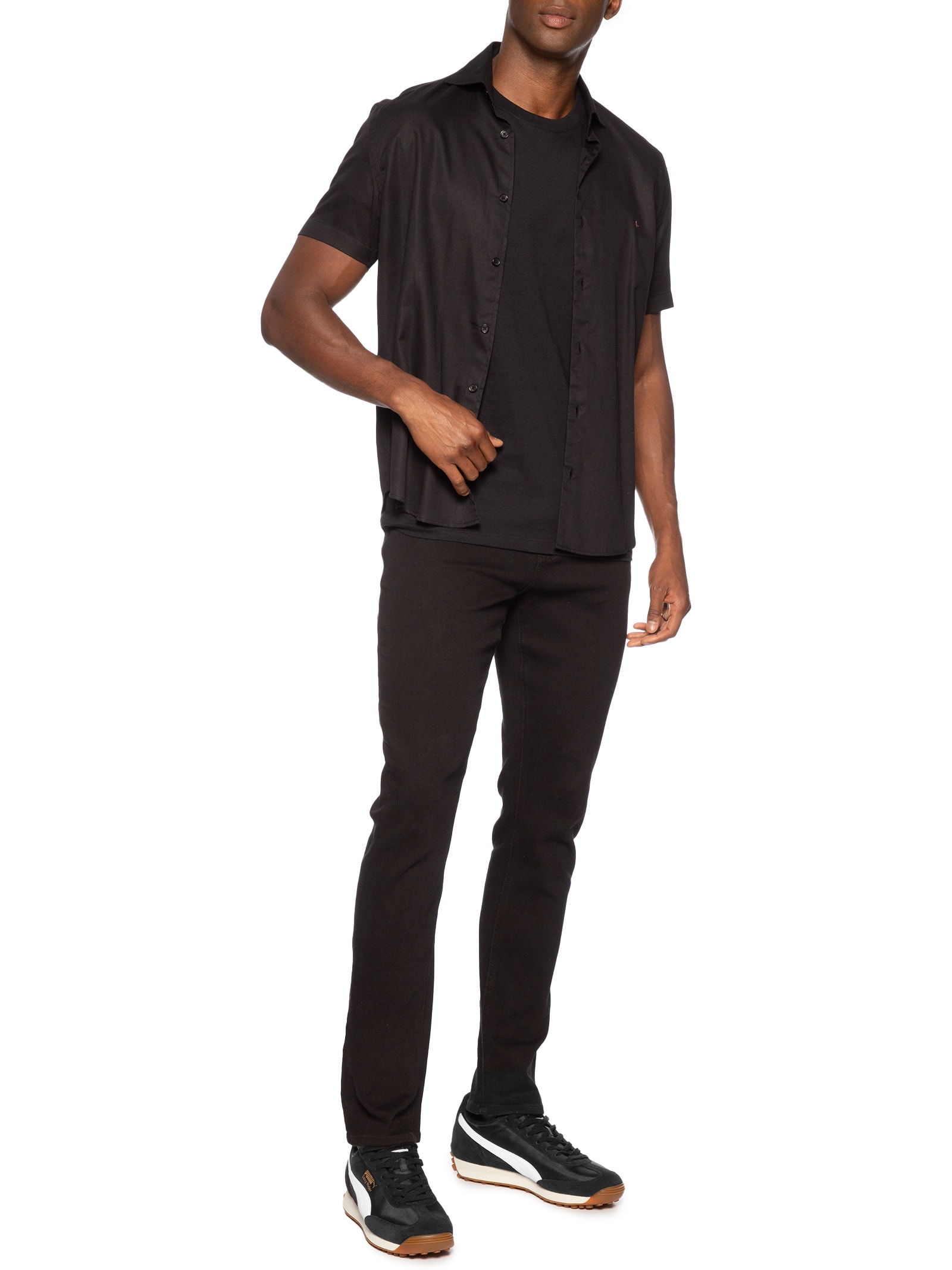 Tênis Unissex Easy Rider Vintage Preto Puma