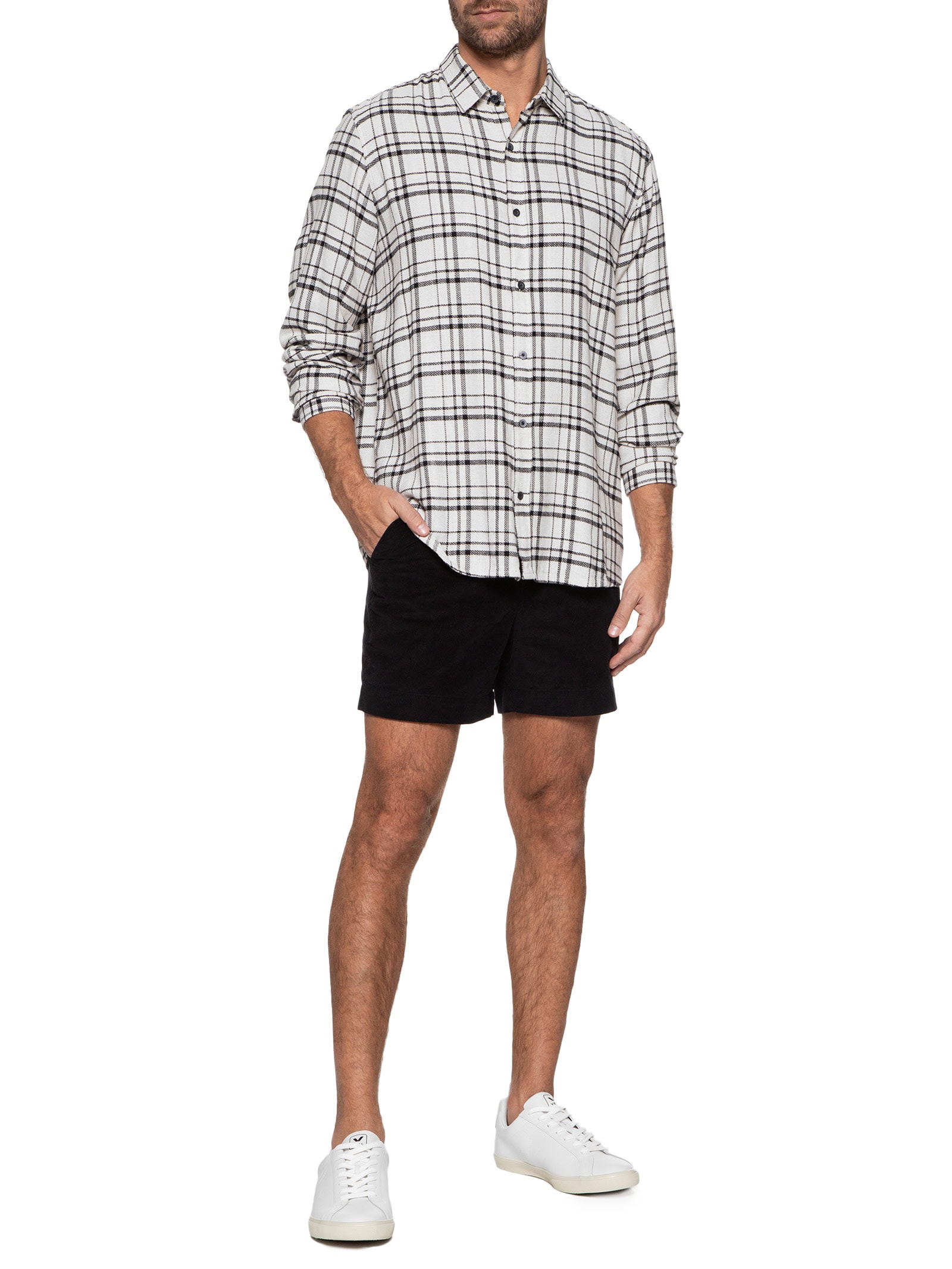 Tênis Unissex Esplanar Leather Extra-White Branco Veja