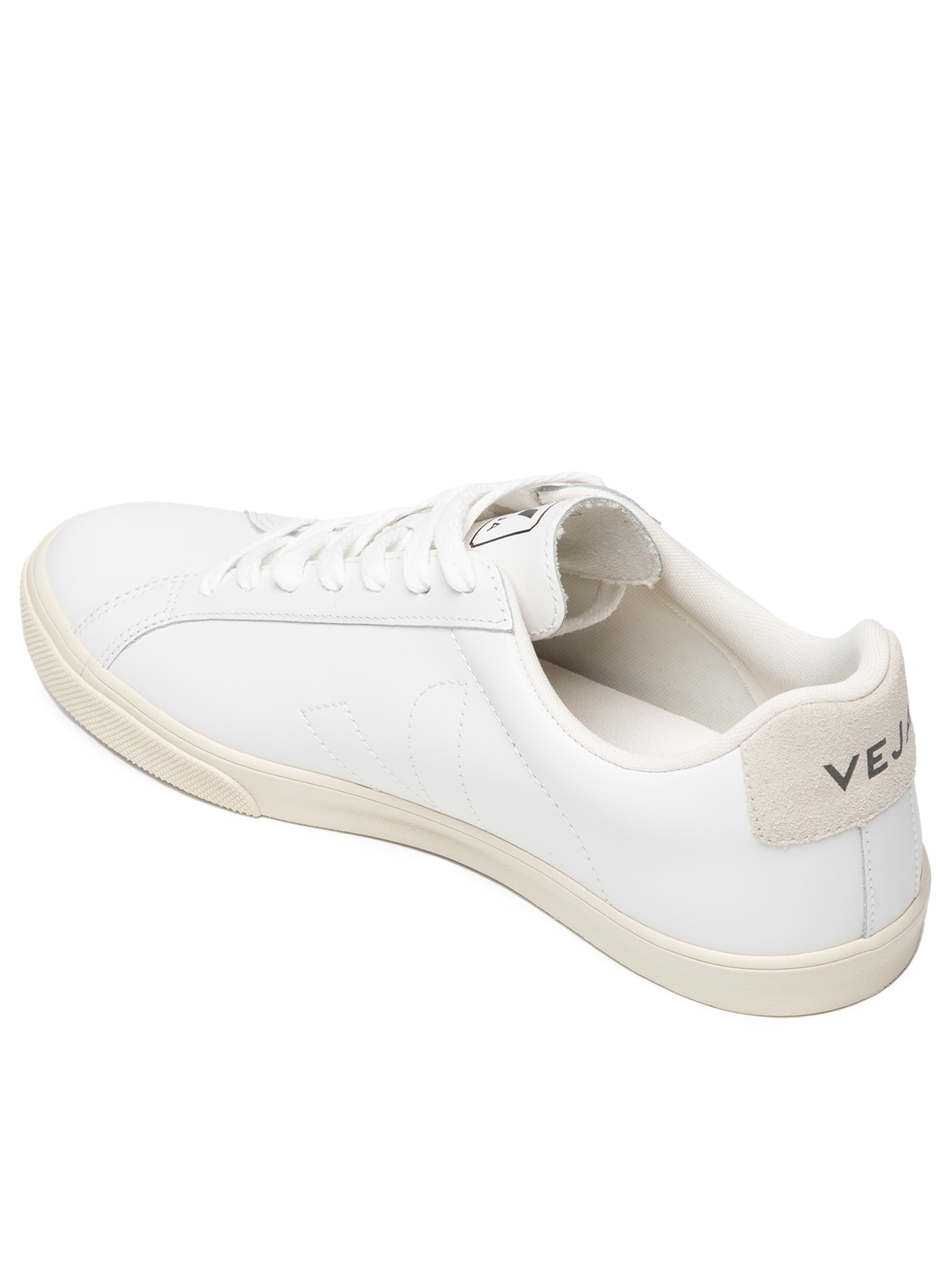 Veja - Tênis Unissex Esplanar Leather Extra-White - Branco