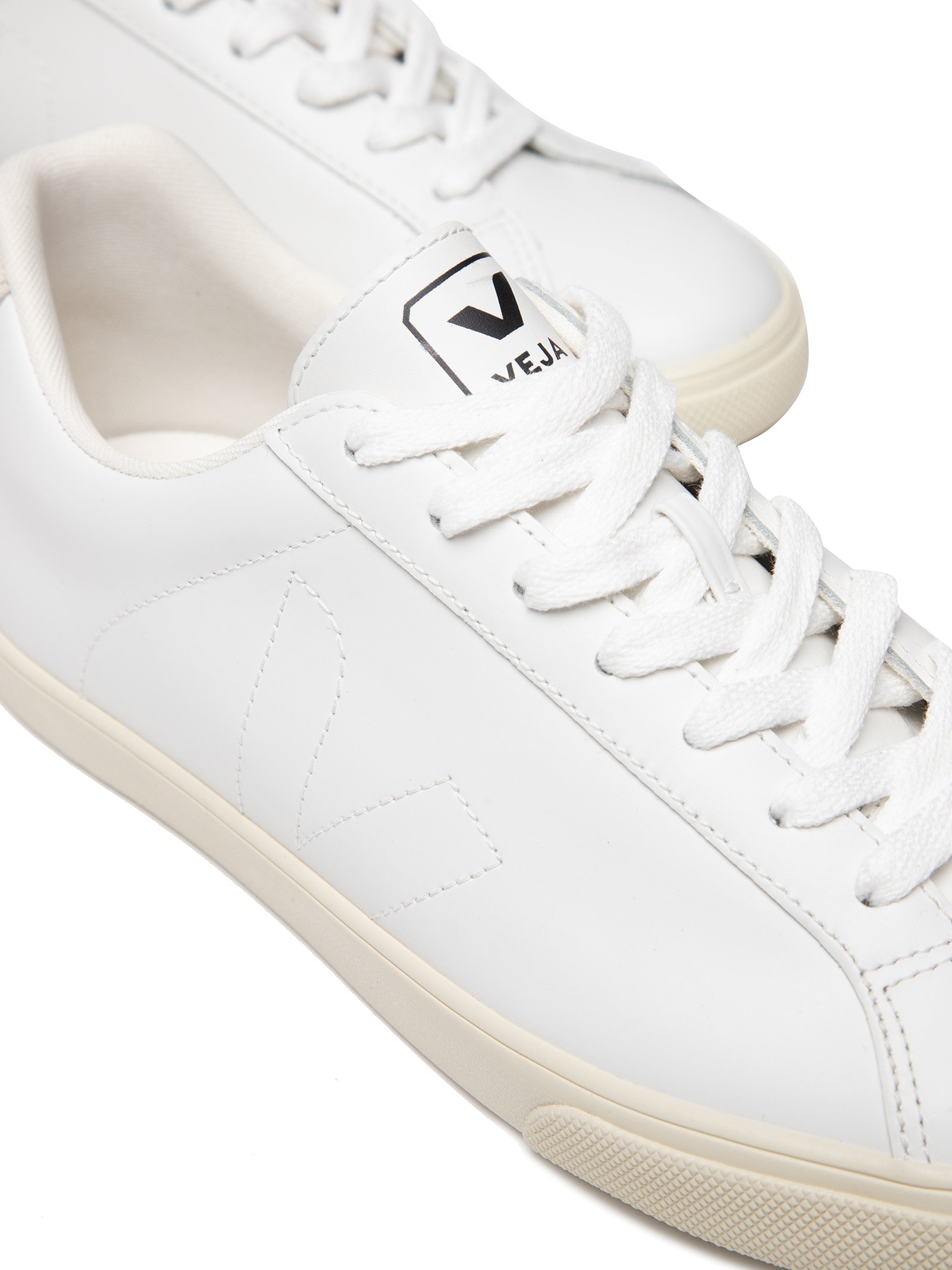 Veja - Tênis Unissex Esplanar Leather Extra-White - Branco