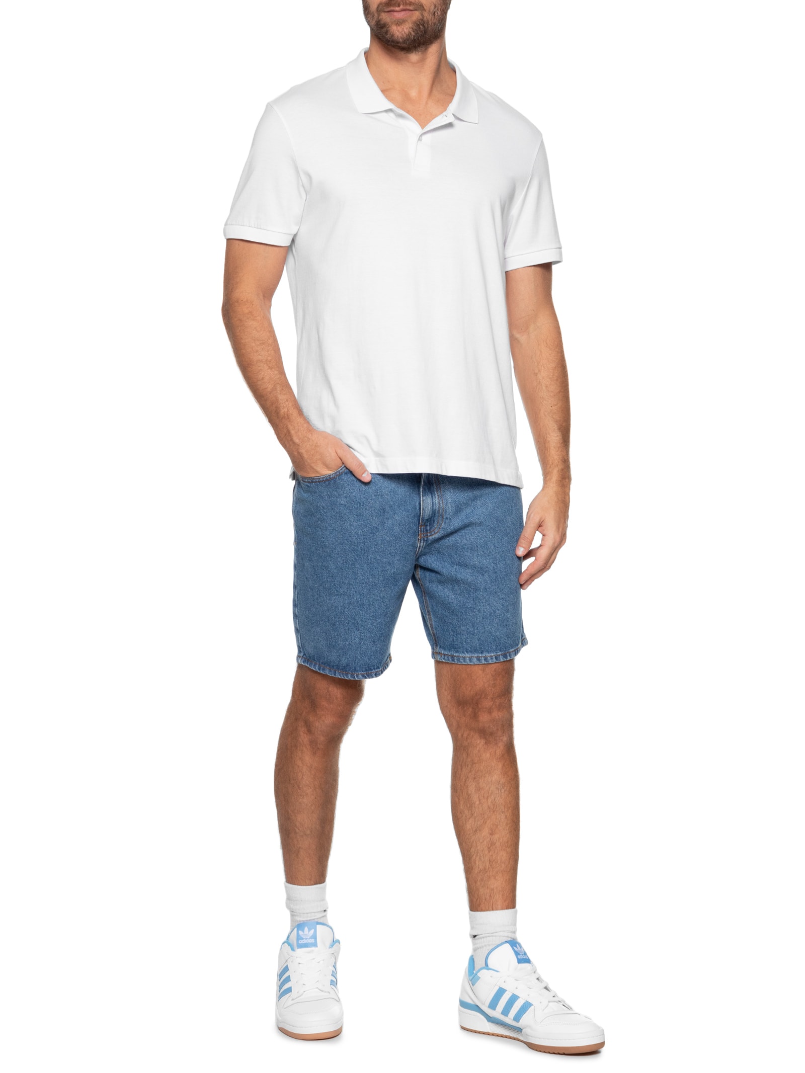 Tênis Unissex Forum Low CL Azul Adidas Originals