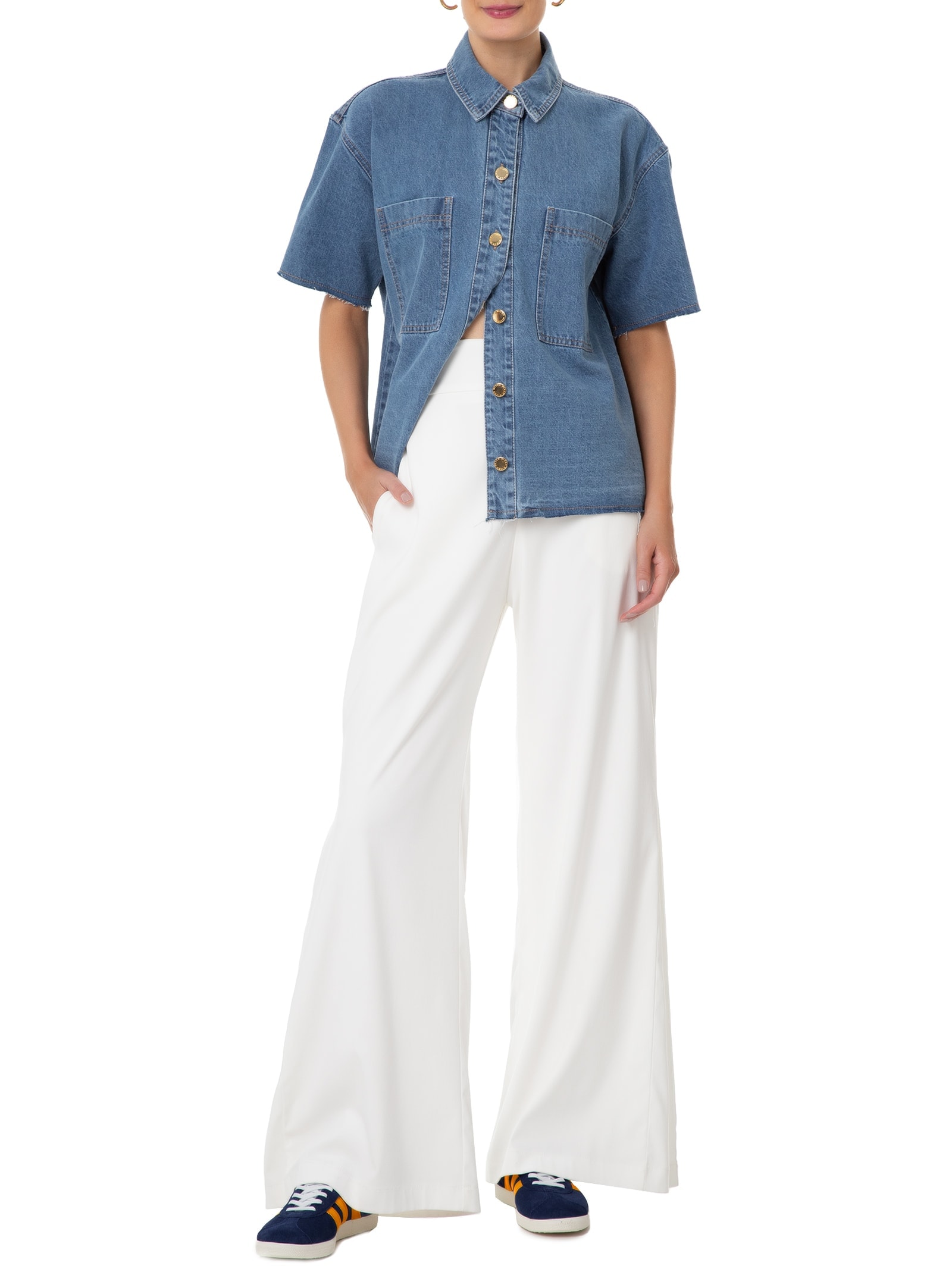 Tênis Unissex Gazelle GF Azul Adidas Originals