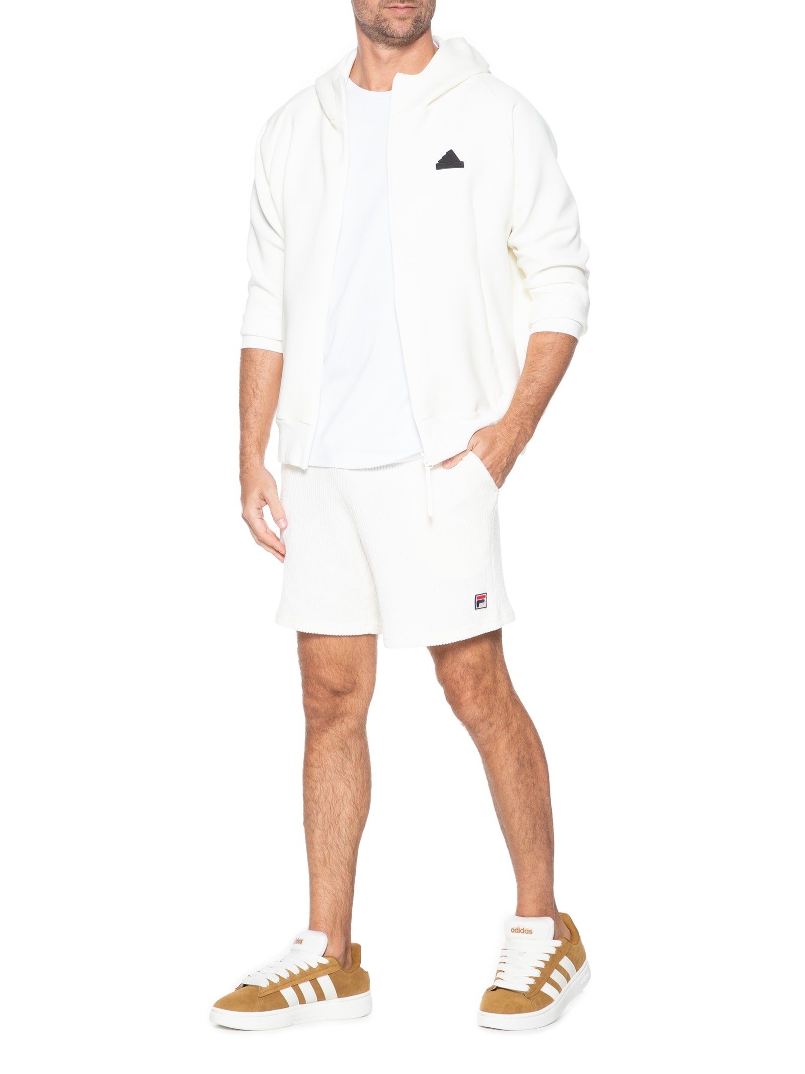 Tênis Unissex Grand Court Alpha 00 Bege Adidas