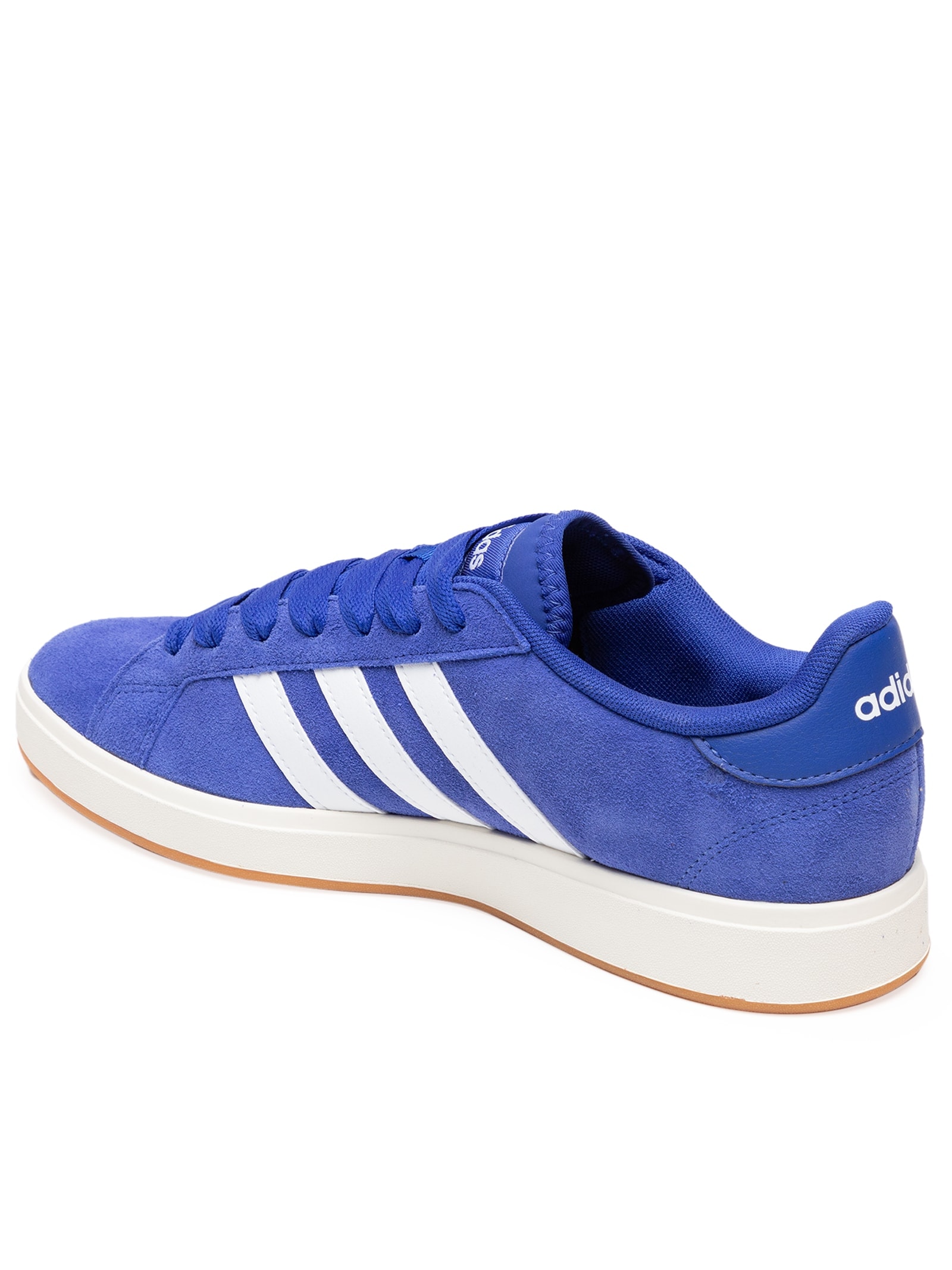 Adidas - Tênis Unissex Grand Court Base Suede - Azul