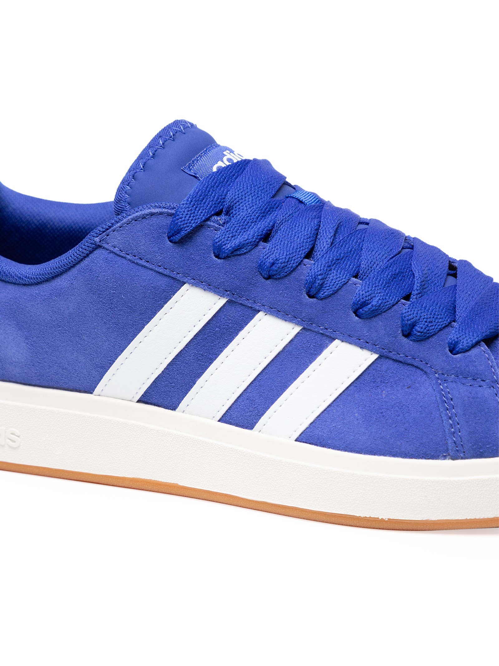 Tênis Unissex Grand Court Base Suede Azul Adidas