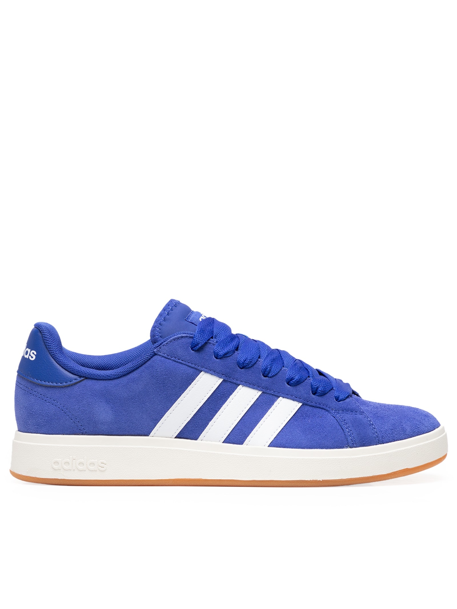 Tênis Unissex Grand Court Base Suede Azul Adidas
