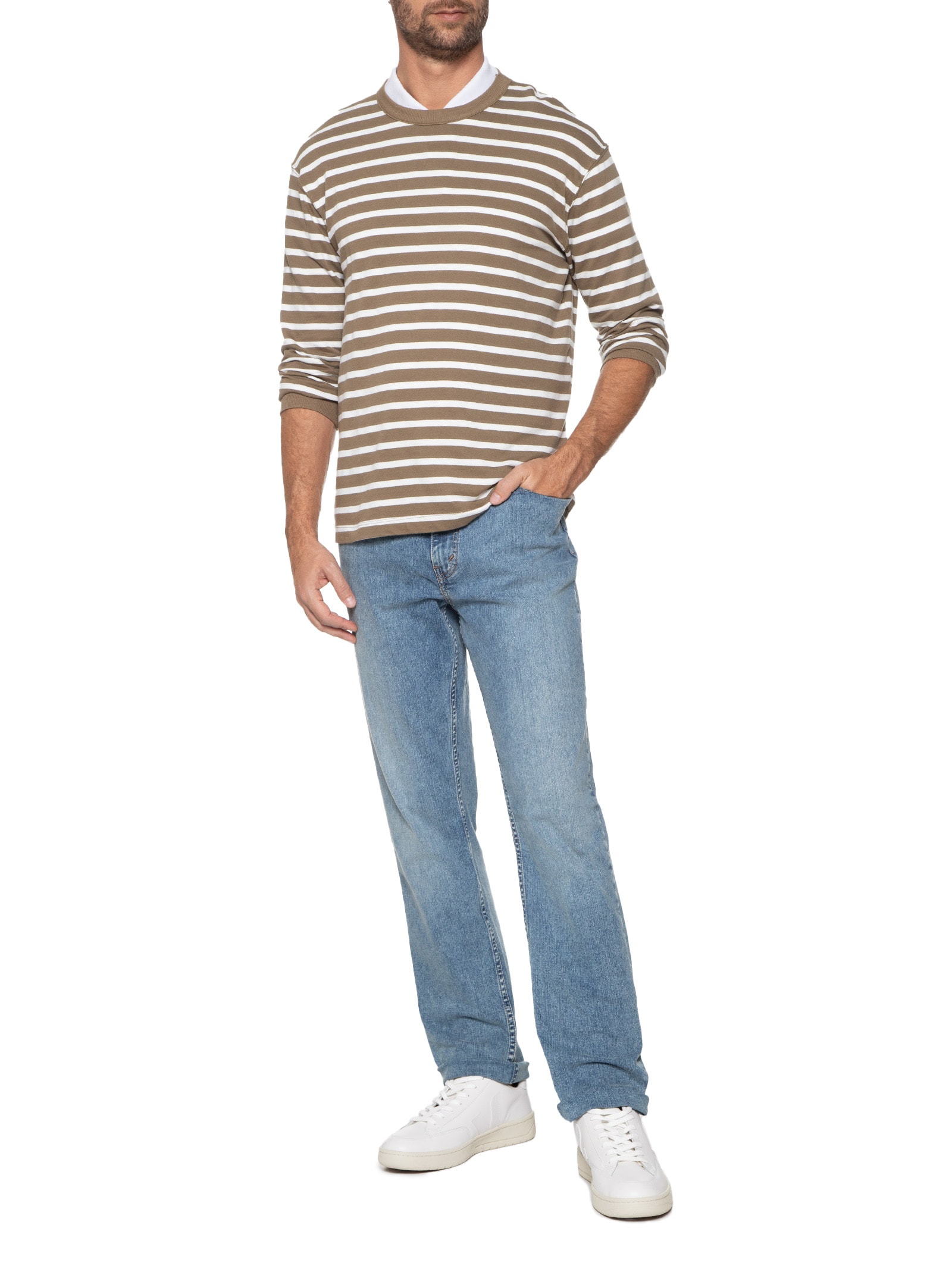 Tênis Unissex Leather Extra Light Branco  Veja