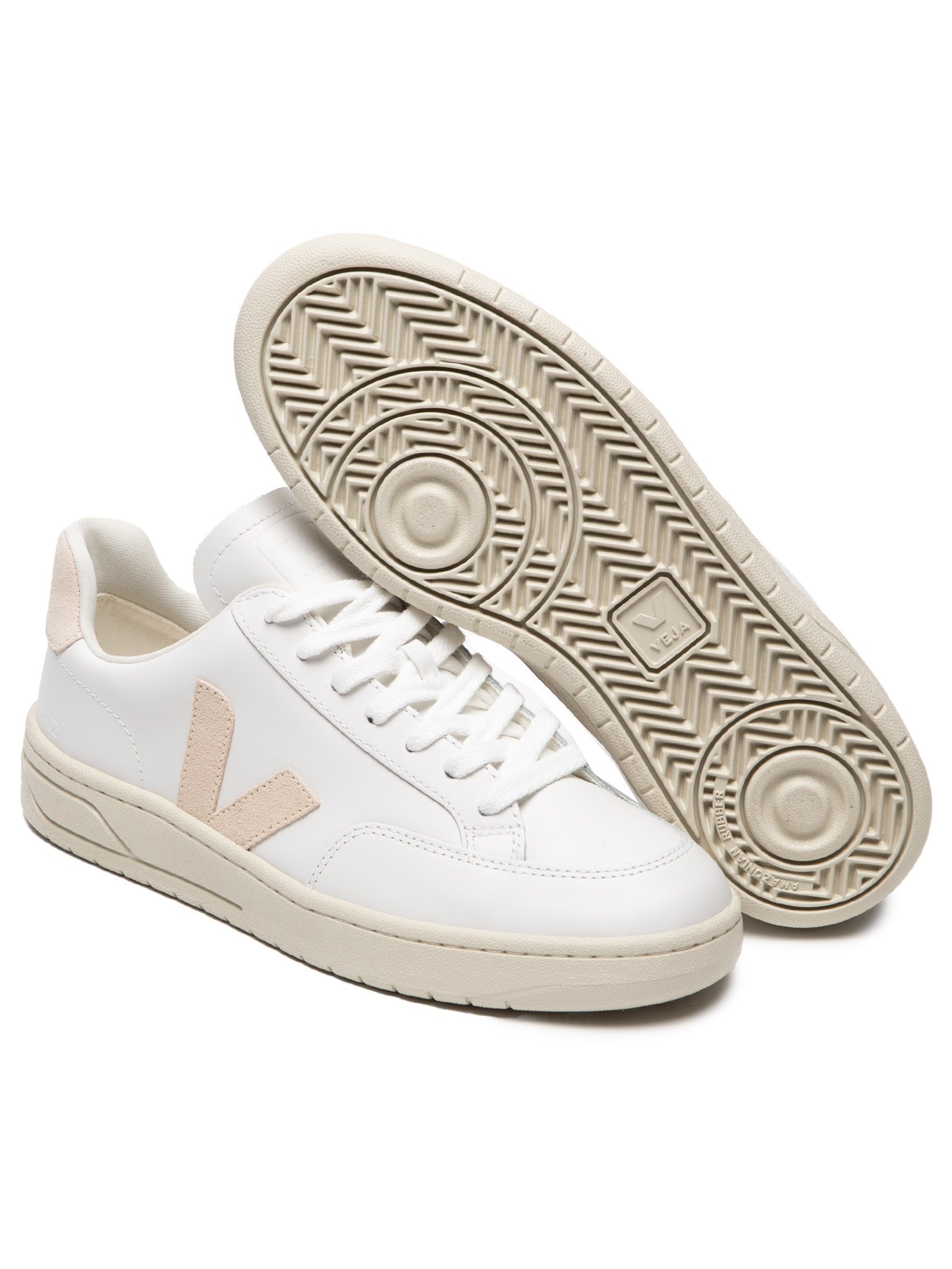 Tênis Unissex Leather V-12 Branco Veja