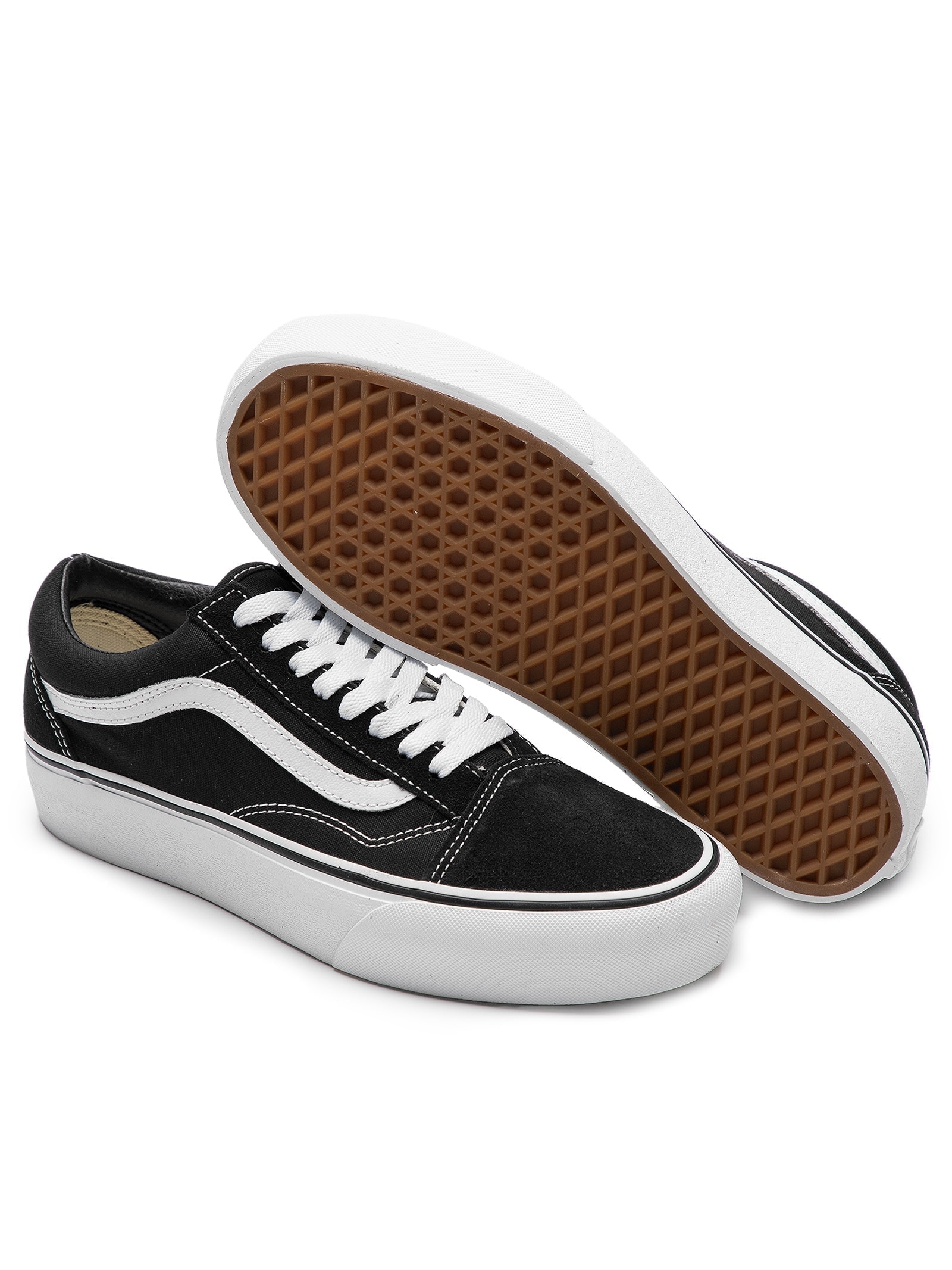 Tênis Unissex Old Skool Platform Preto Vans