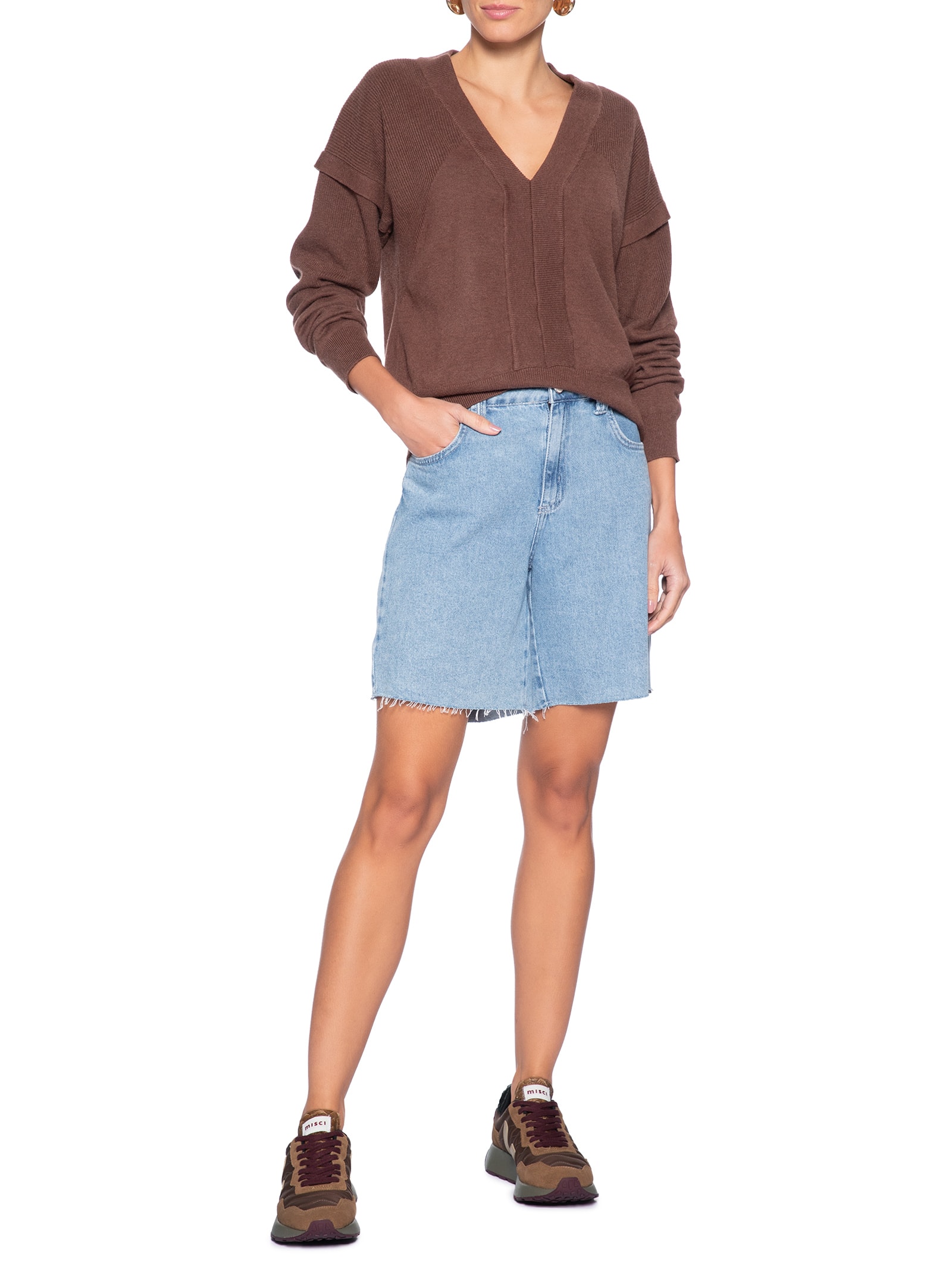 Tênis Unissex Paulistana Marrom Veja + Misci