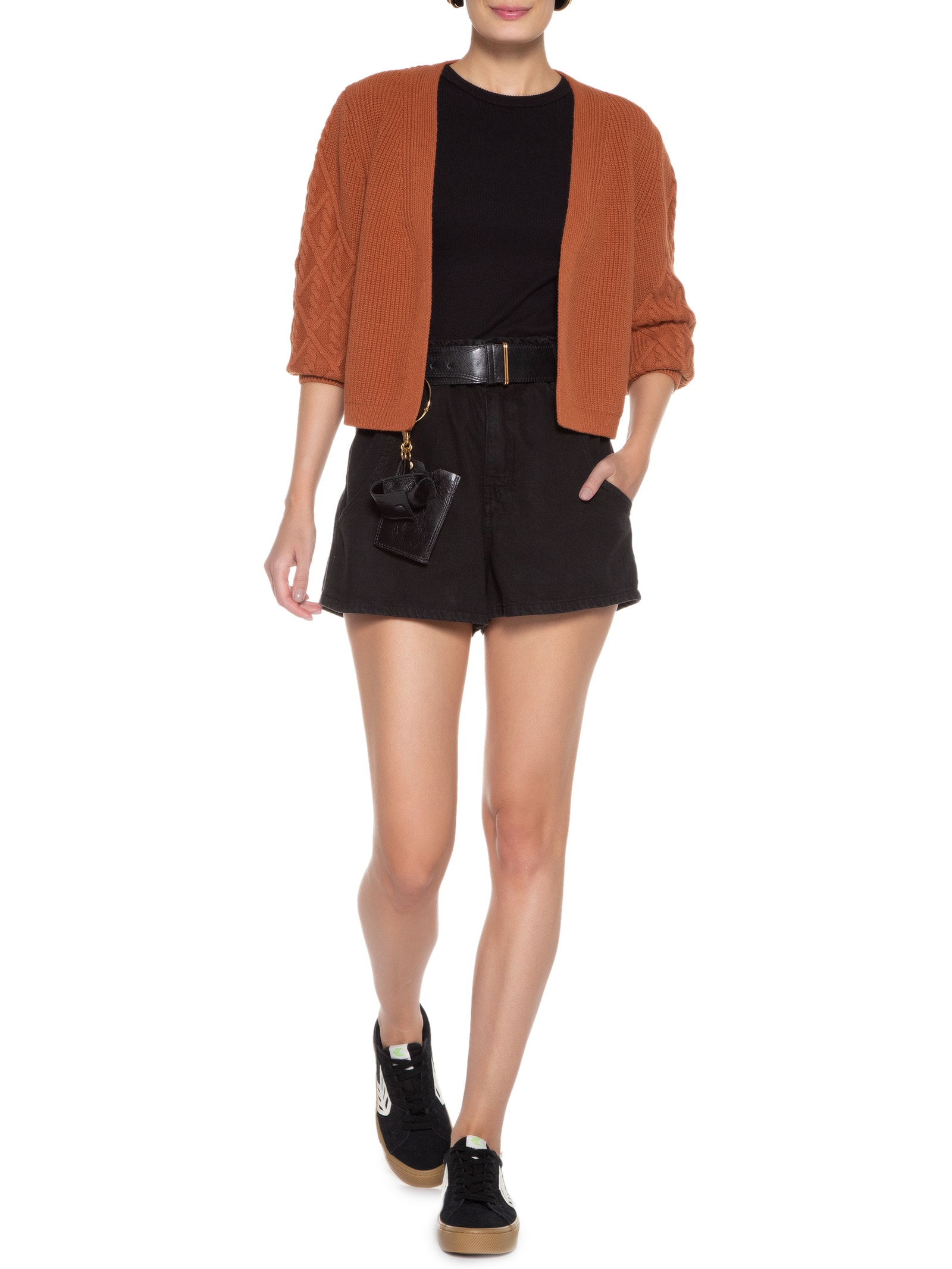 Tênis Unissex Pro Skate Gum Suede and Canvas Ivory Preto Cariuma