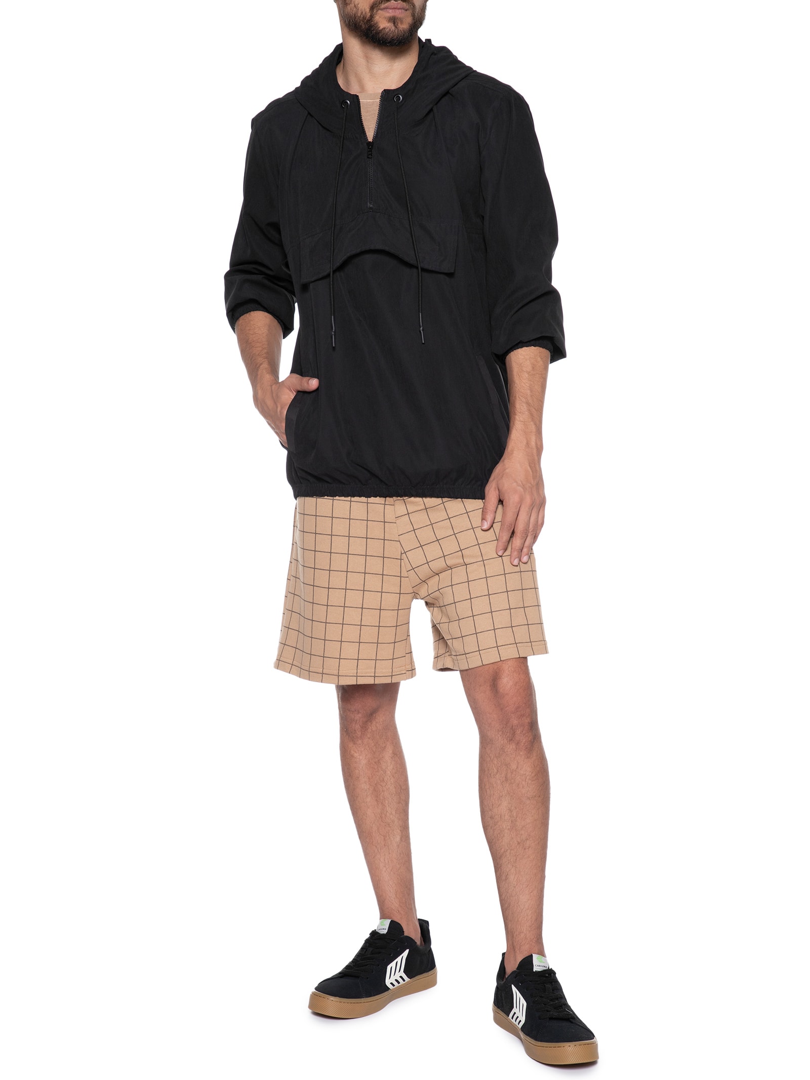 Tênis Unissex Pro Skate Gum Suede and Canvas Ivory Preto Cariuma