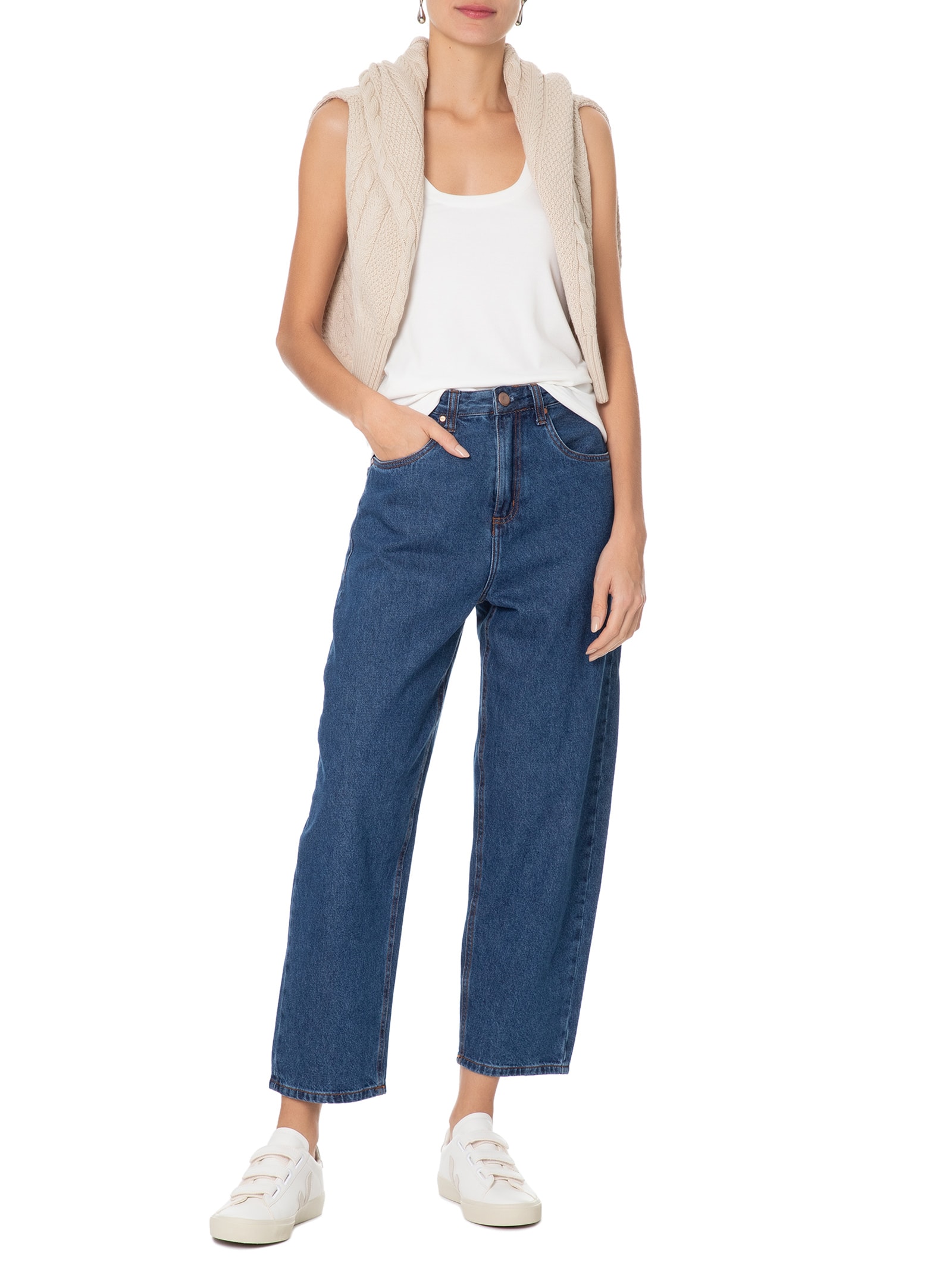 Tênis Unissex Recife Chromefree Leath Ex White Natural Branco Veja