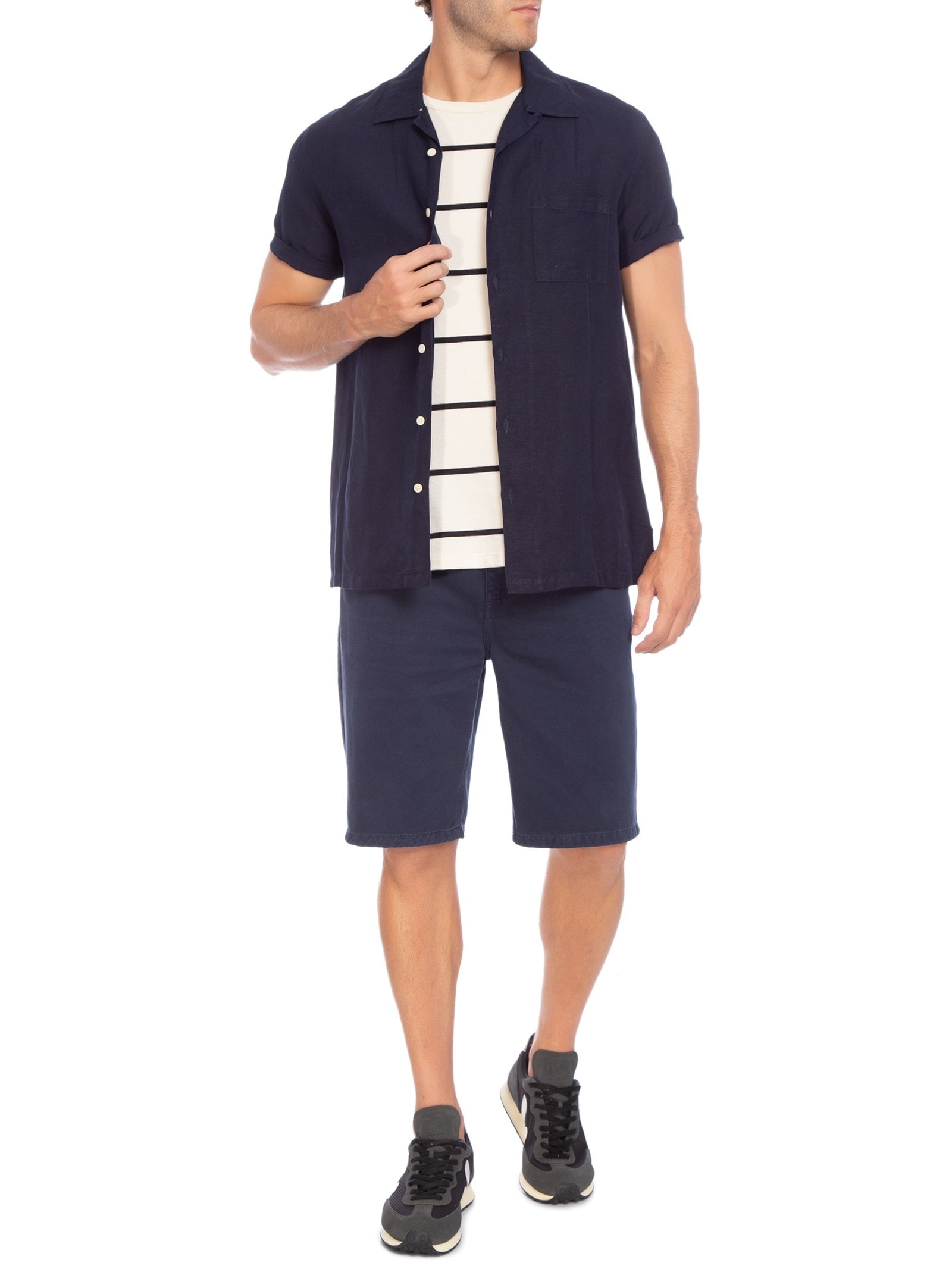 Tênis Unissex Rio Branco Preto Vert