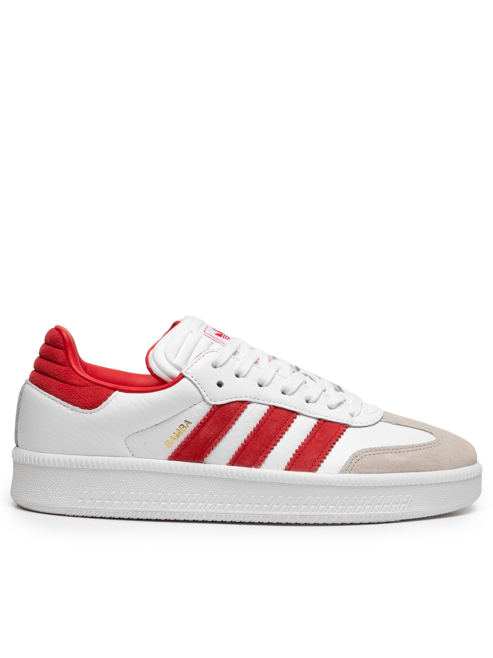 Tênis Unissex Samba Xlg Branco e Vermelho Adidas Originals