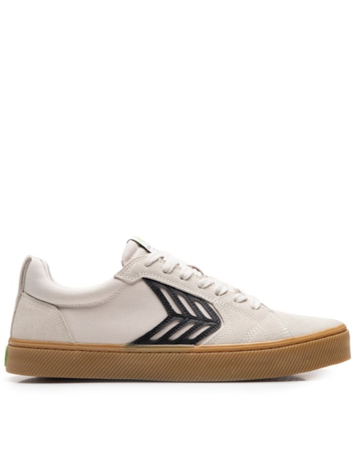 Tênis Unissex Skate Gum Vintage Suede and Canvas Logo - Off White