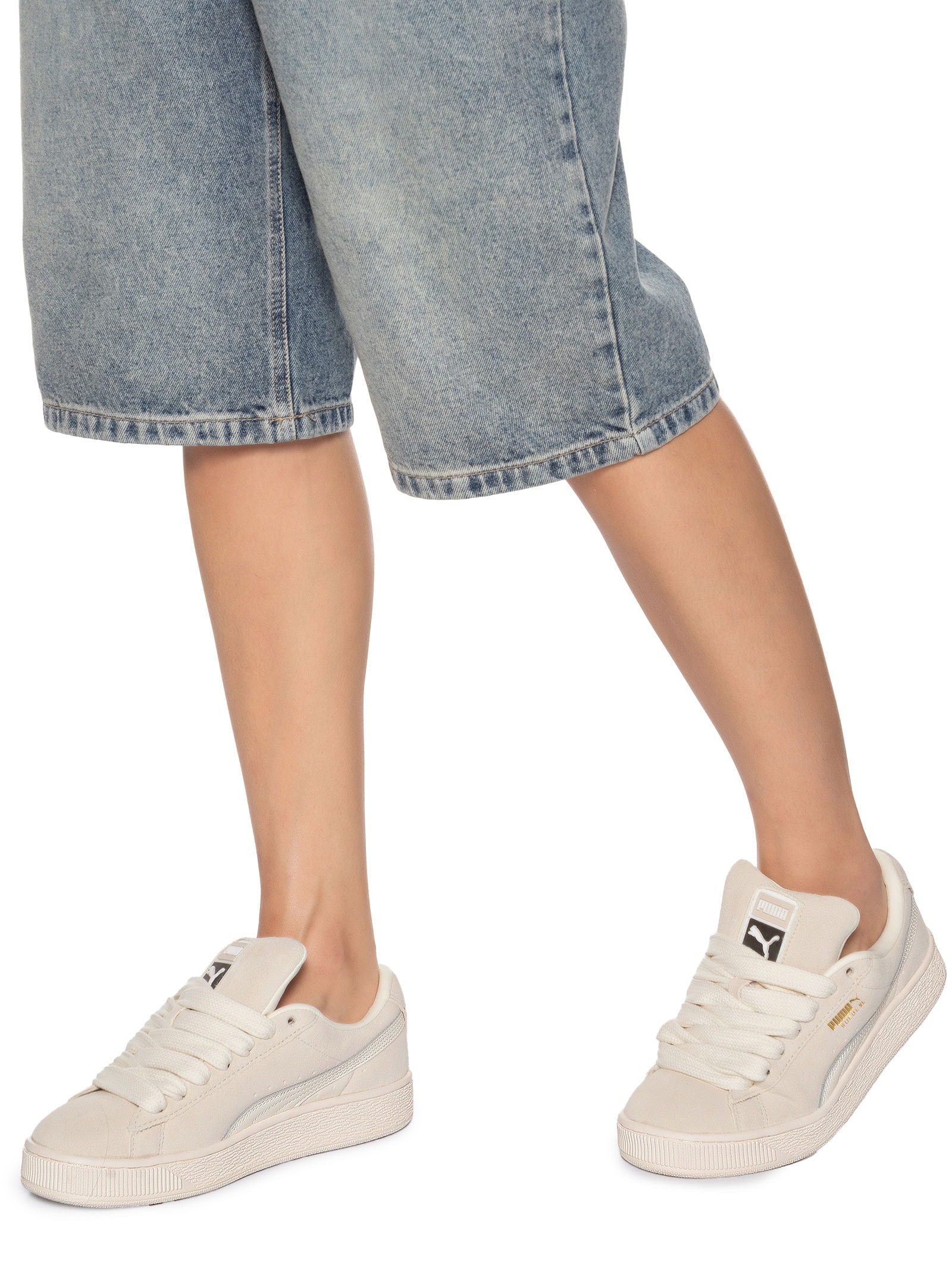 Puma - Tênis Unissex Suede XL - Bege