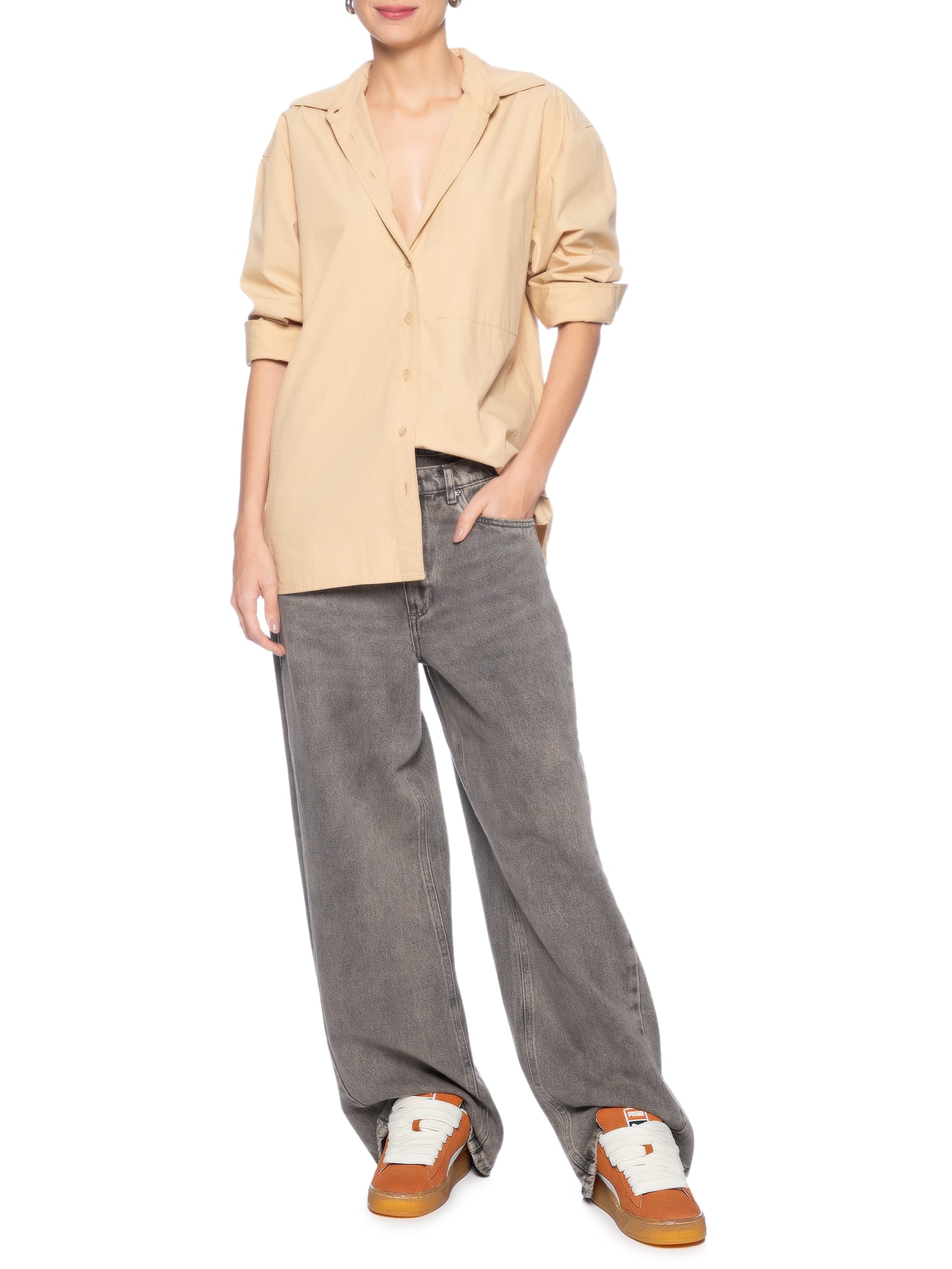 Tênis Unissex Suede XL- Marrom Puma