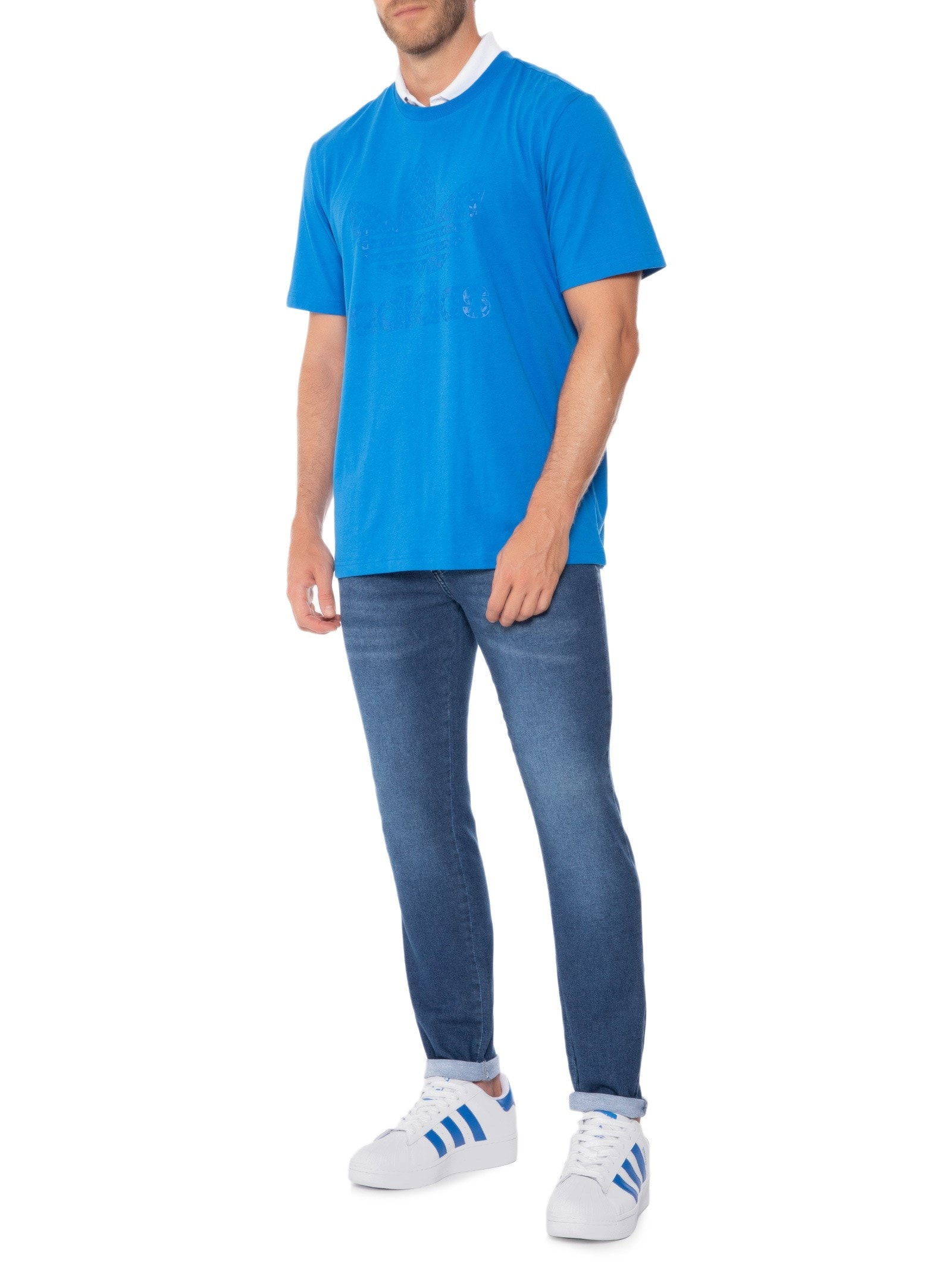 Tênis Unissex Superstar Azul Adidas Originals