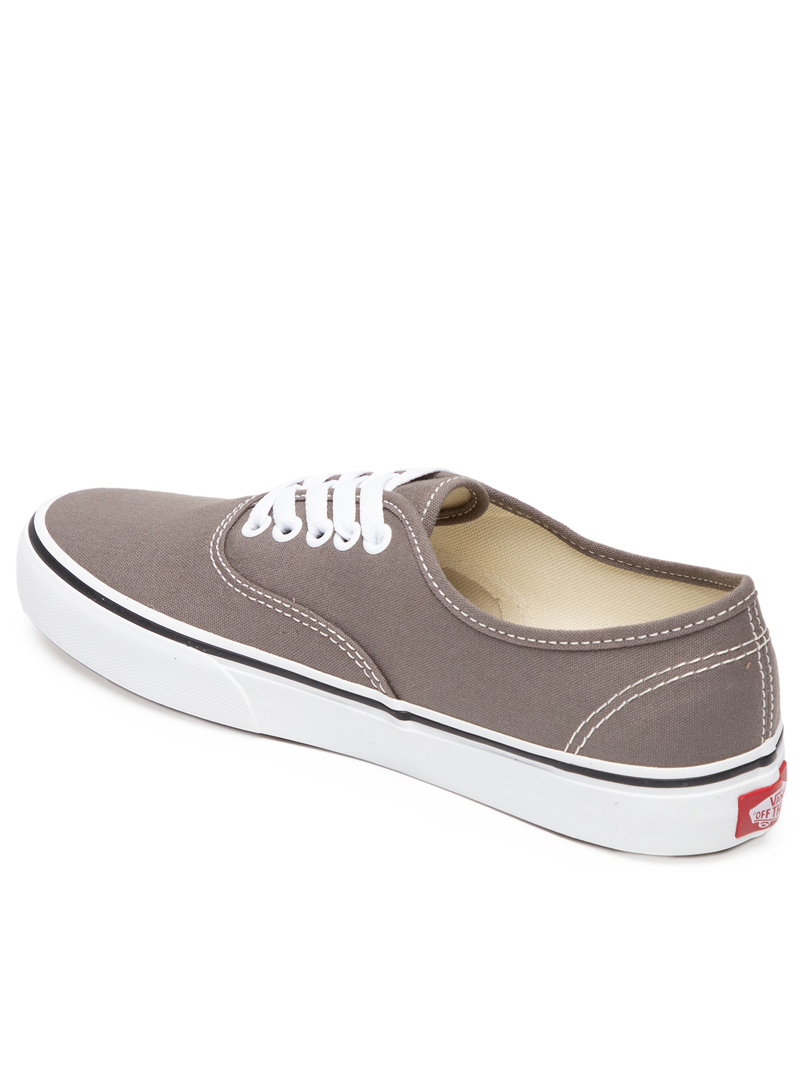 Grey Canvas Authentic Lo Pro Canvas Tenis Vans Authentic Cinza