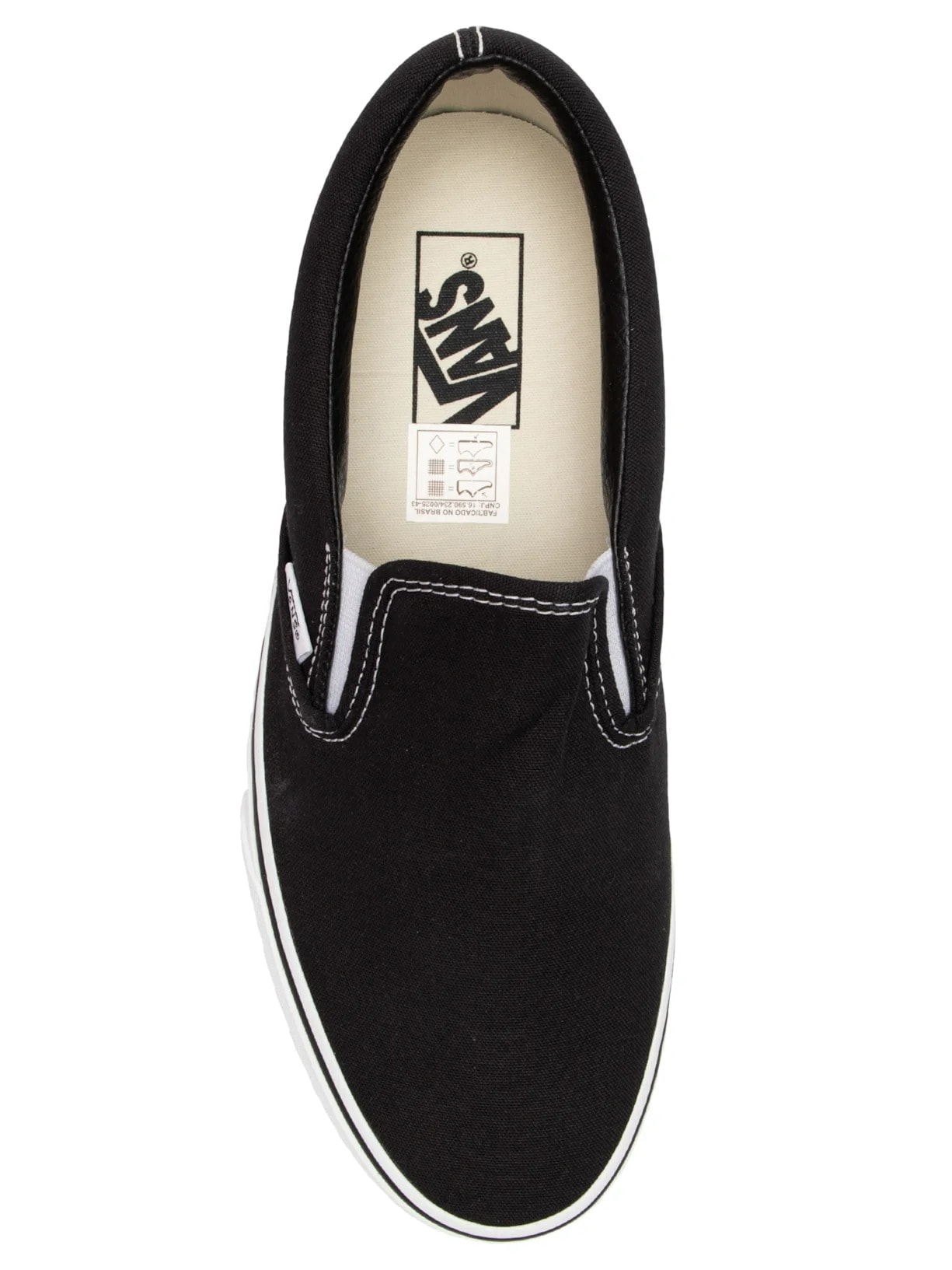 Vans - Tênis Unissex Ua Classic Slip On - Preto