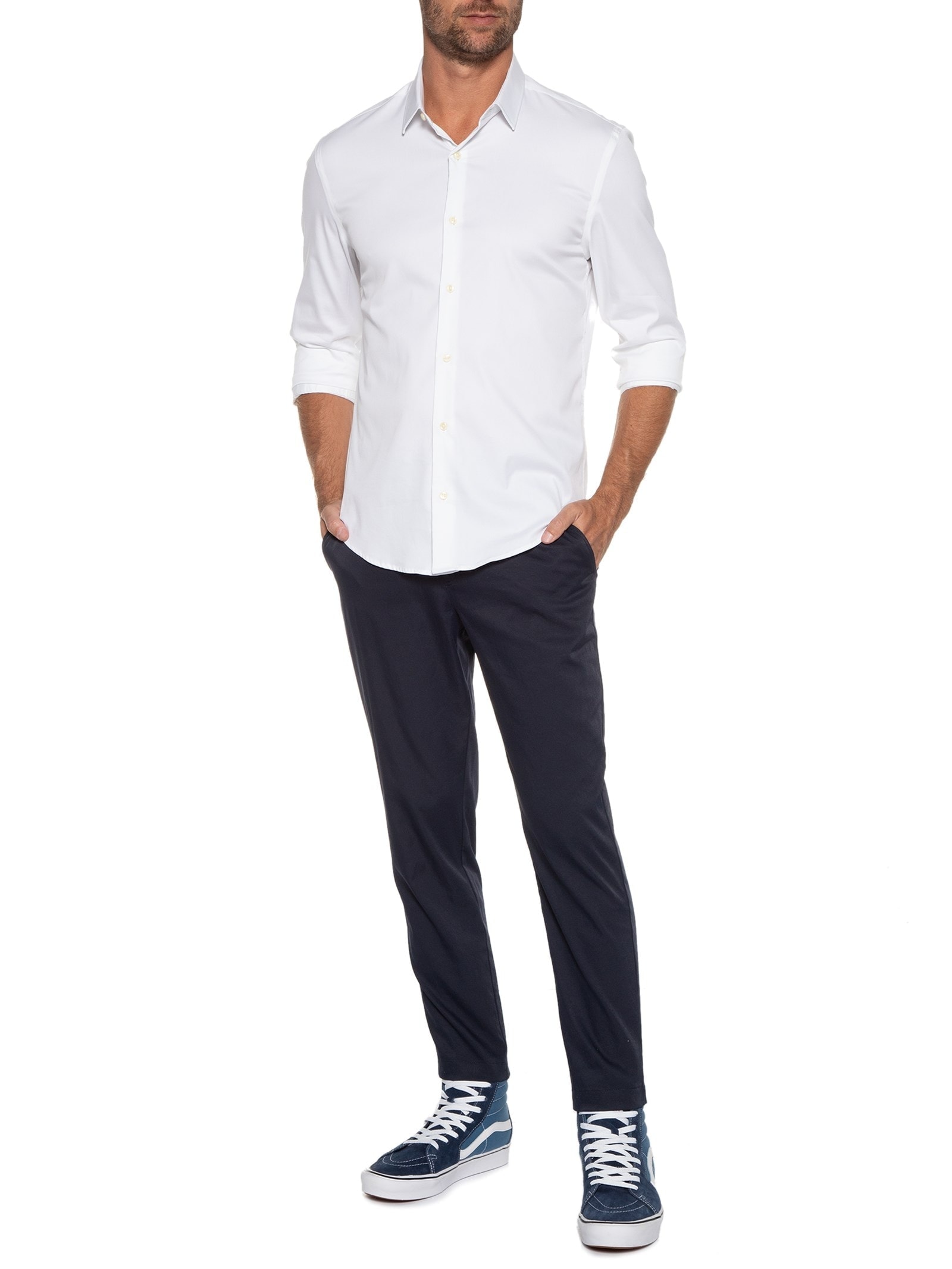 Tênis Unissex Ua Comfycush Sk8-hi Azul Vans