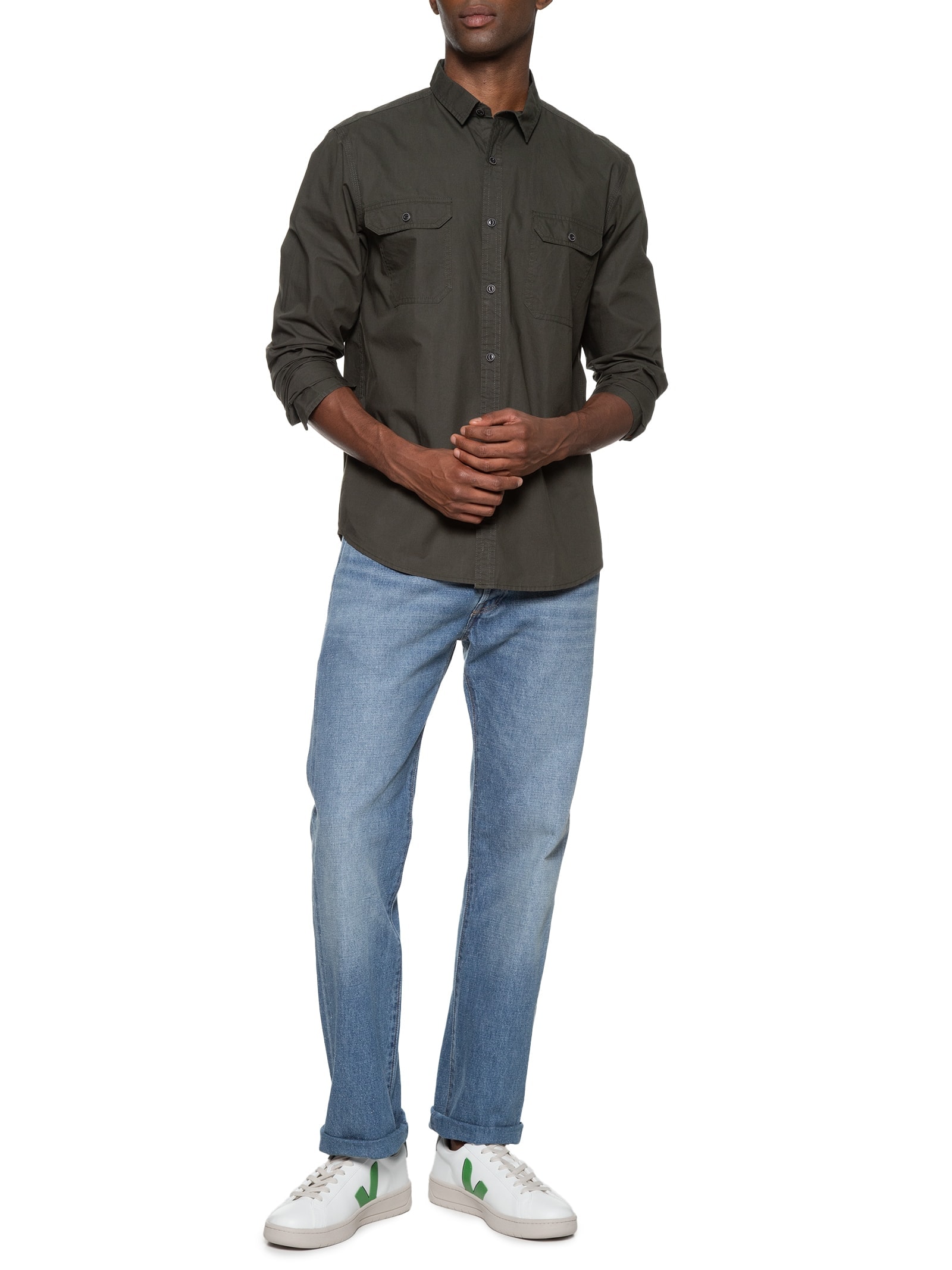 Tênis Unissex Urca CWL White Leaf Cyprus Verde Veja