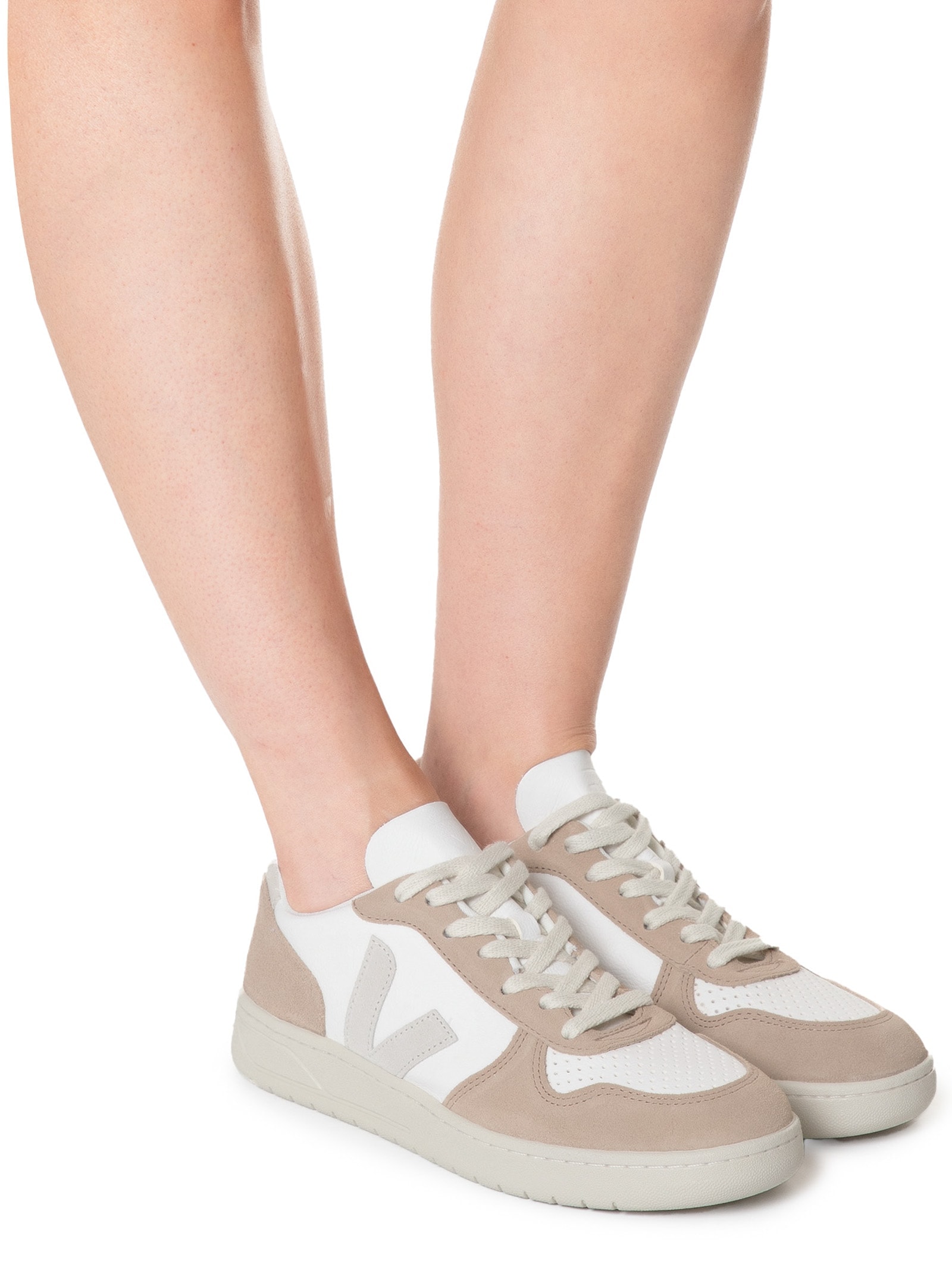 Tênis Unissex V-10 Chfree Extra White Nat Sahara Off White Veja