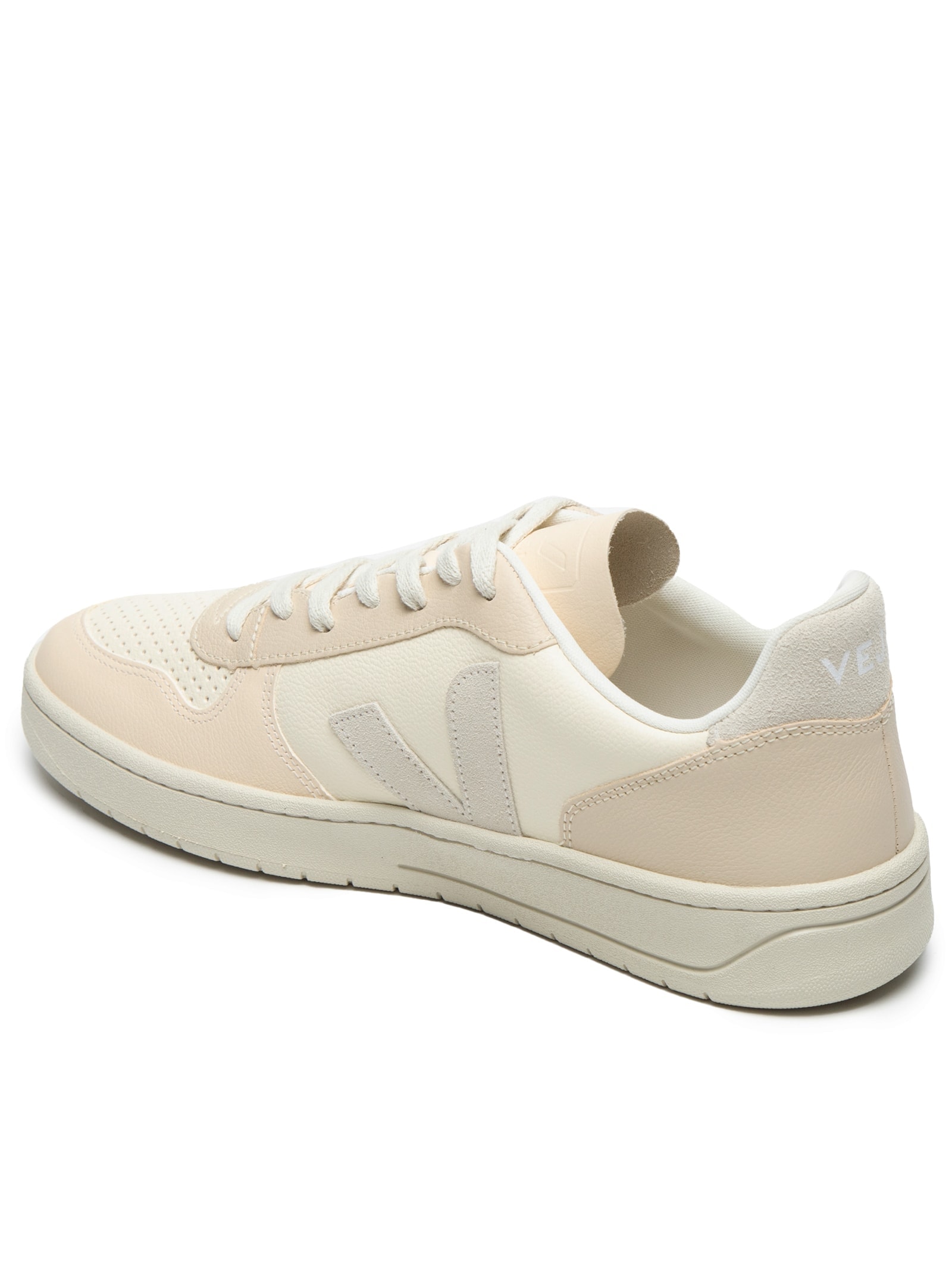 Tênis Unissex V-10 Chromefree Leather Bege Veja