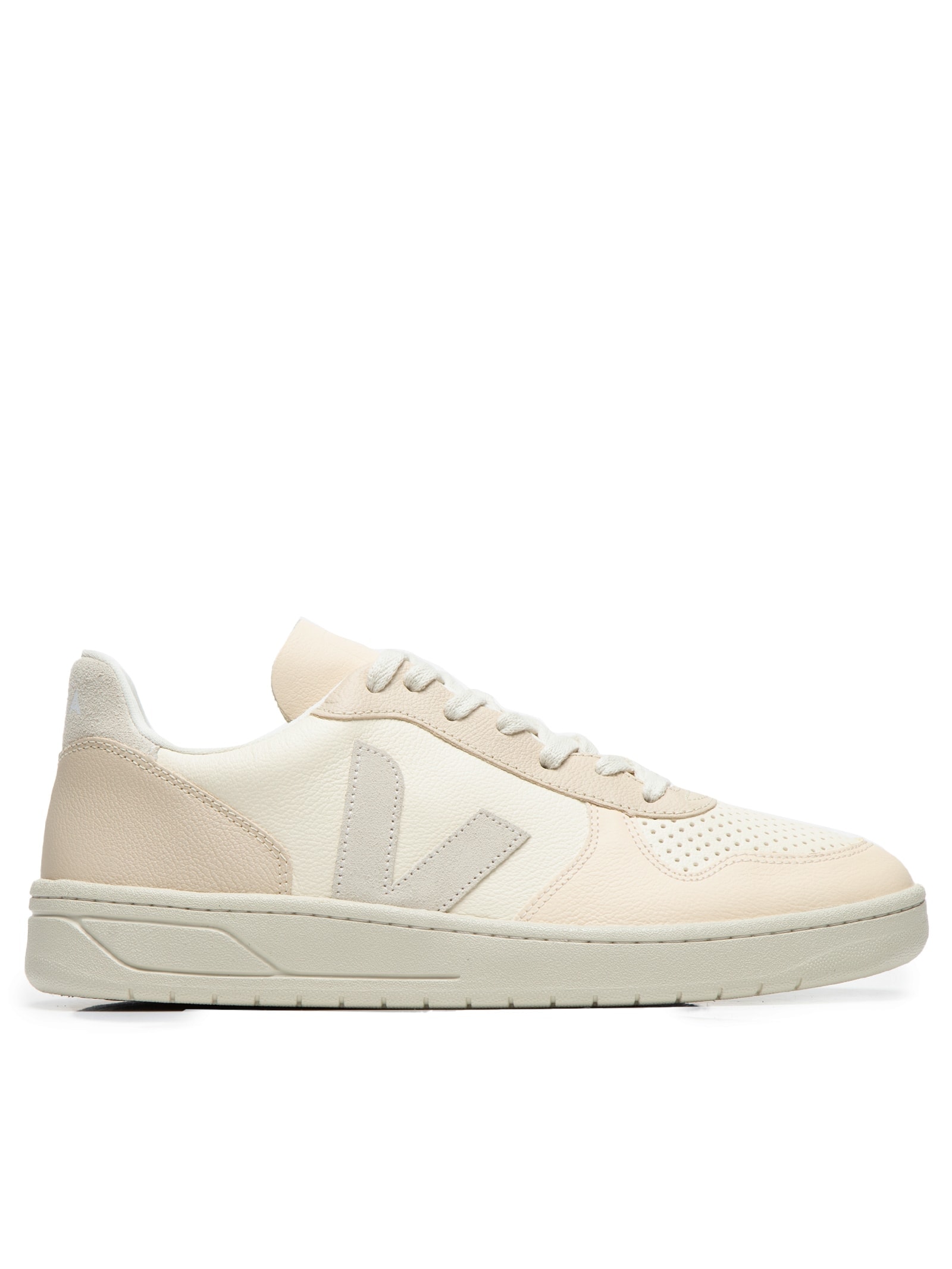 Tênis Unissex V-10 Chromefree Leather Bege Veja