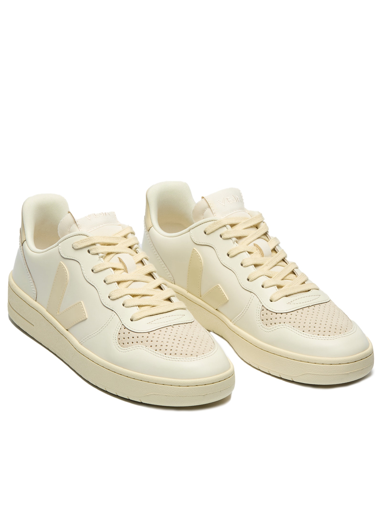 Tênis Unissex V-10 Leather Bege Veja