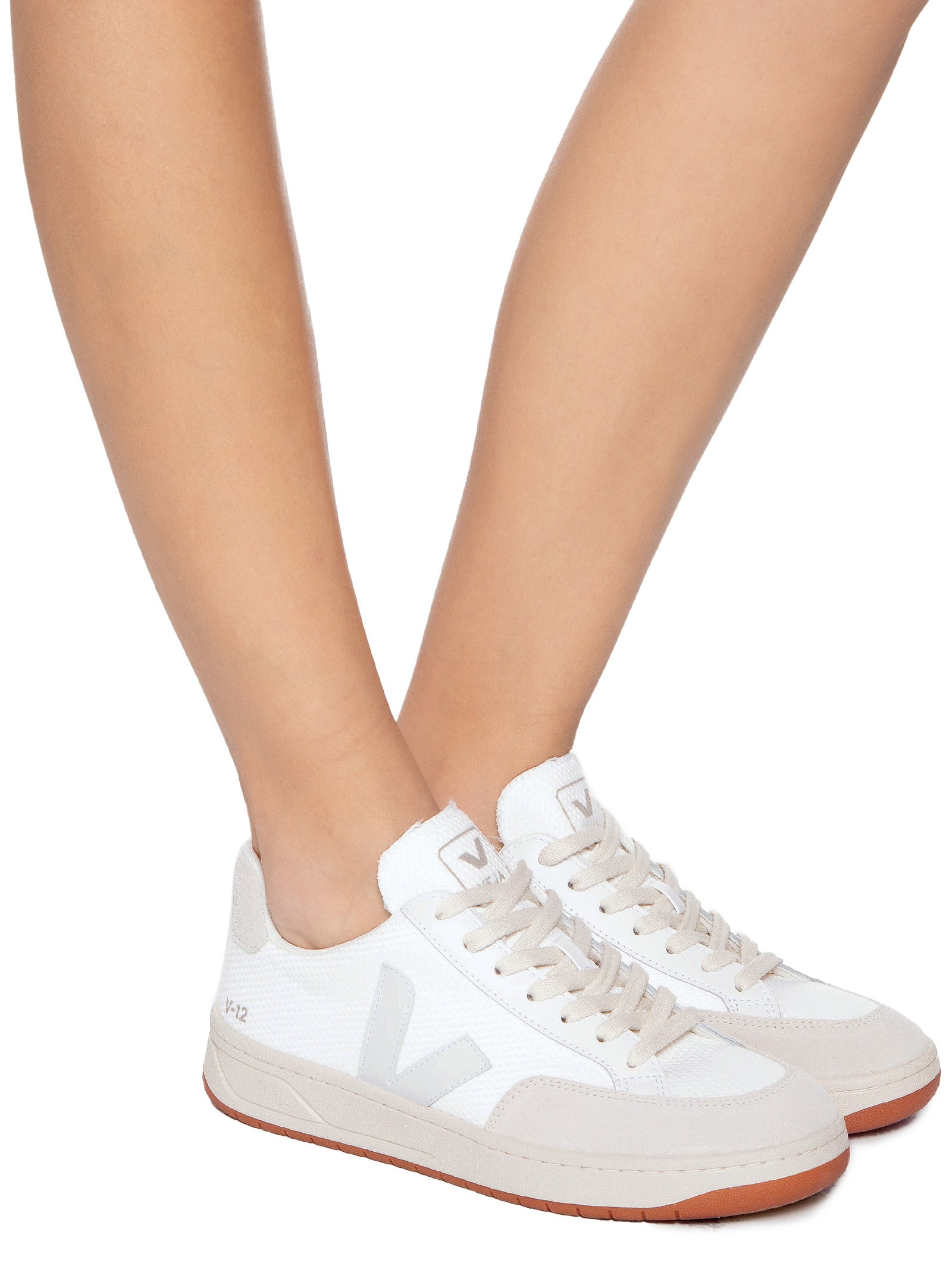 Tênis Unissex V-12 B-Mesh Branco Veja
