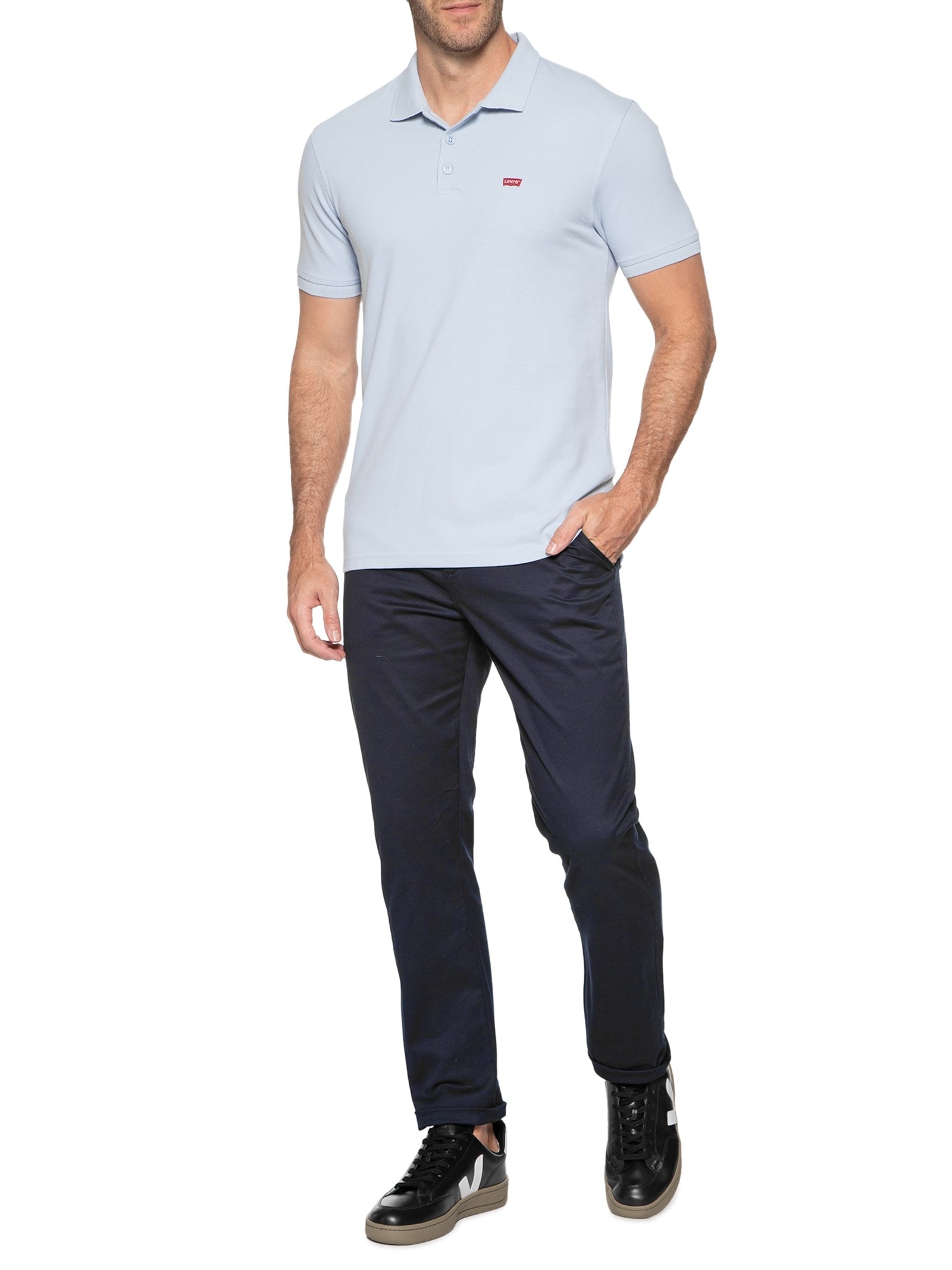 Tênis Unissex V-12  Leather Dune Preto  Veja